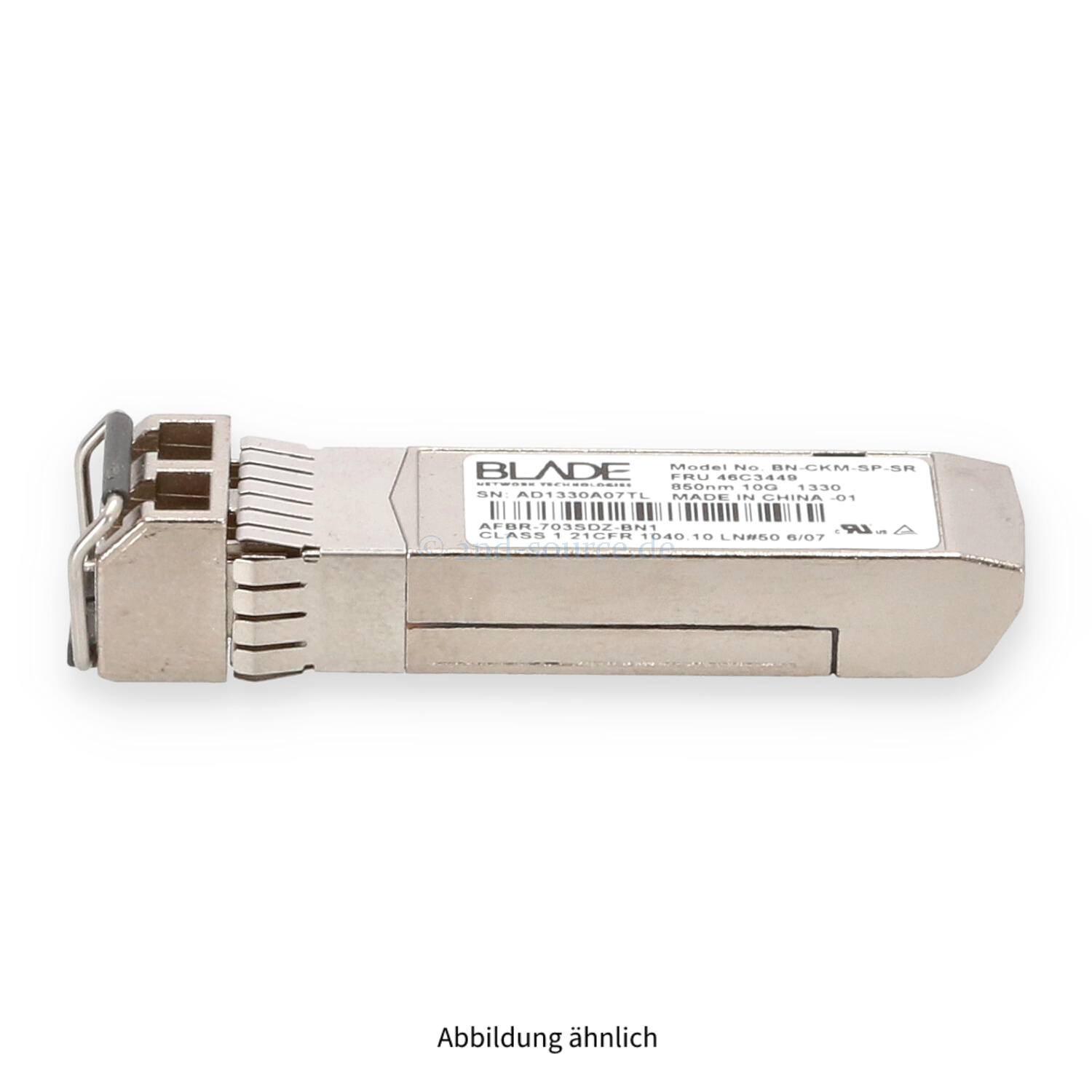 IBM 10GB Shortwave SFP+ Transceiver Module 46C3447 46C3449 46C3448