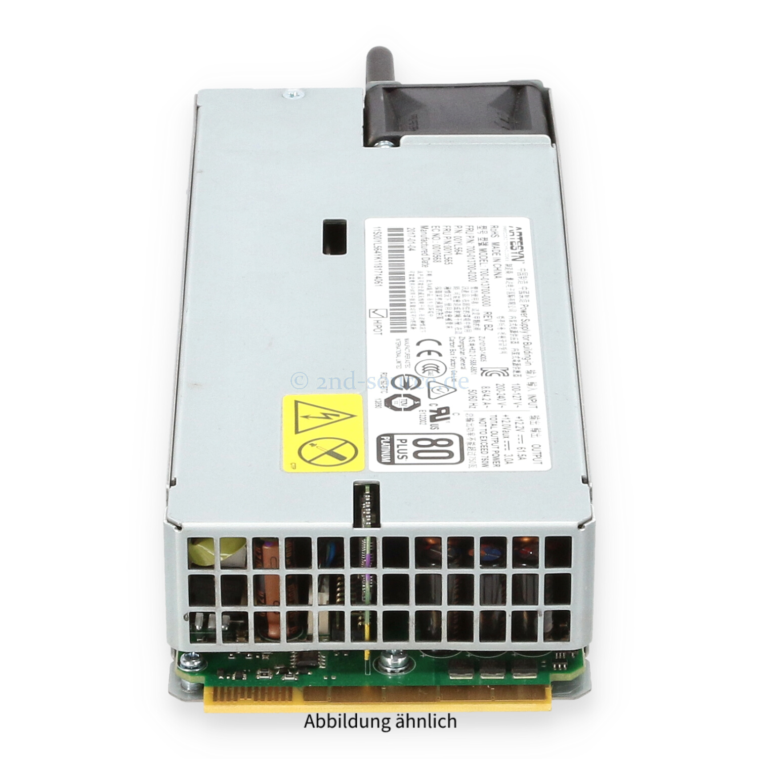 Lenovo Artesyn 750W Hot Plug Power Supply 00YL565 00YL564