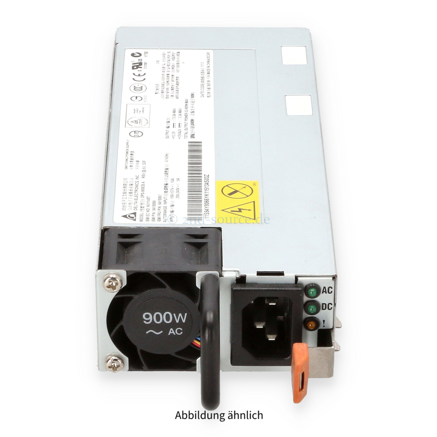 IBM 900W HotPlug Power Supply x3650 M4 94Y8067 94Y8066