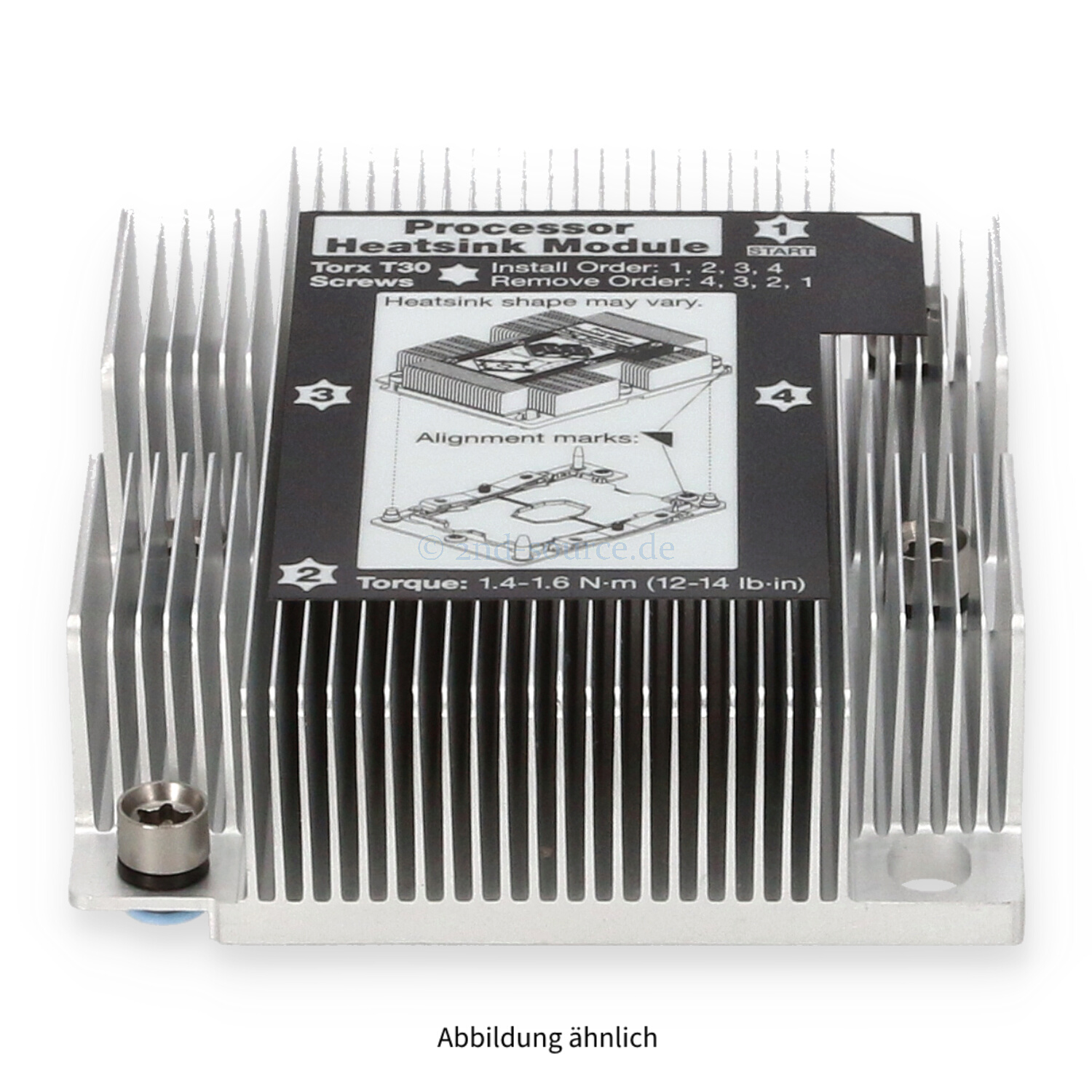 Lenovo 1U Standard Heatsink SR530 SR570 SR630 01KP657