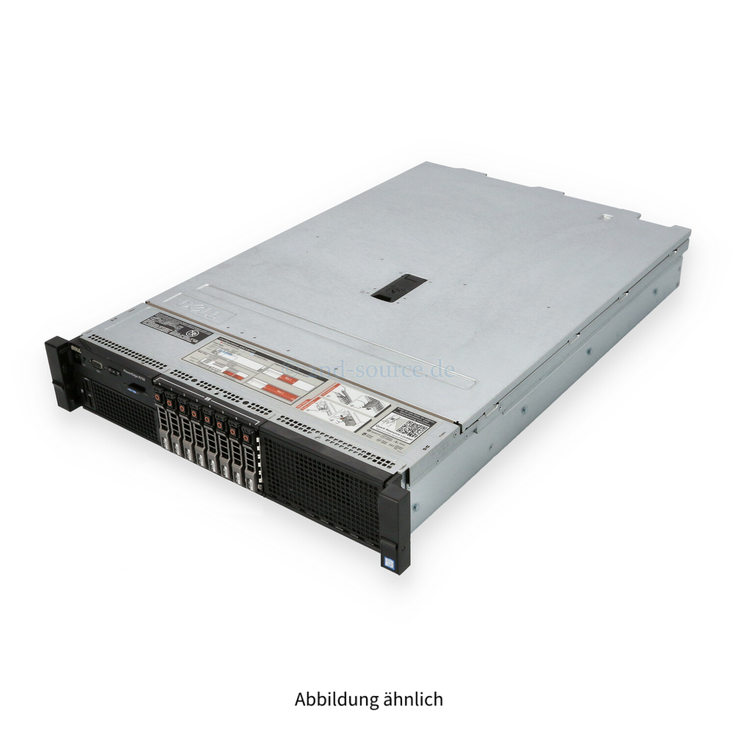 Dell R730 8xSFF 2P E5-2667 v4 3.20GHz 8C 256GB H730 8x 300GB 10k SAS 6G SFF (2.4TB) BCM5720 2x 750W