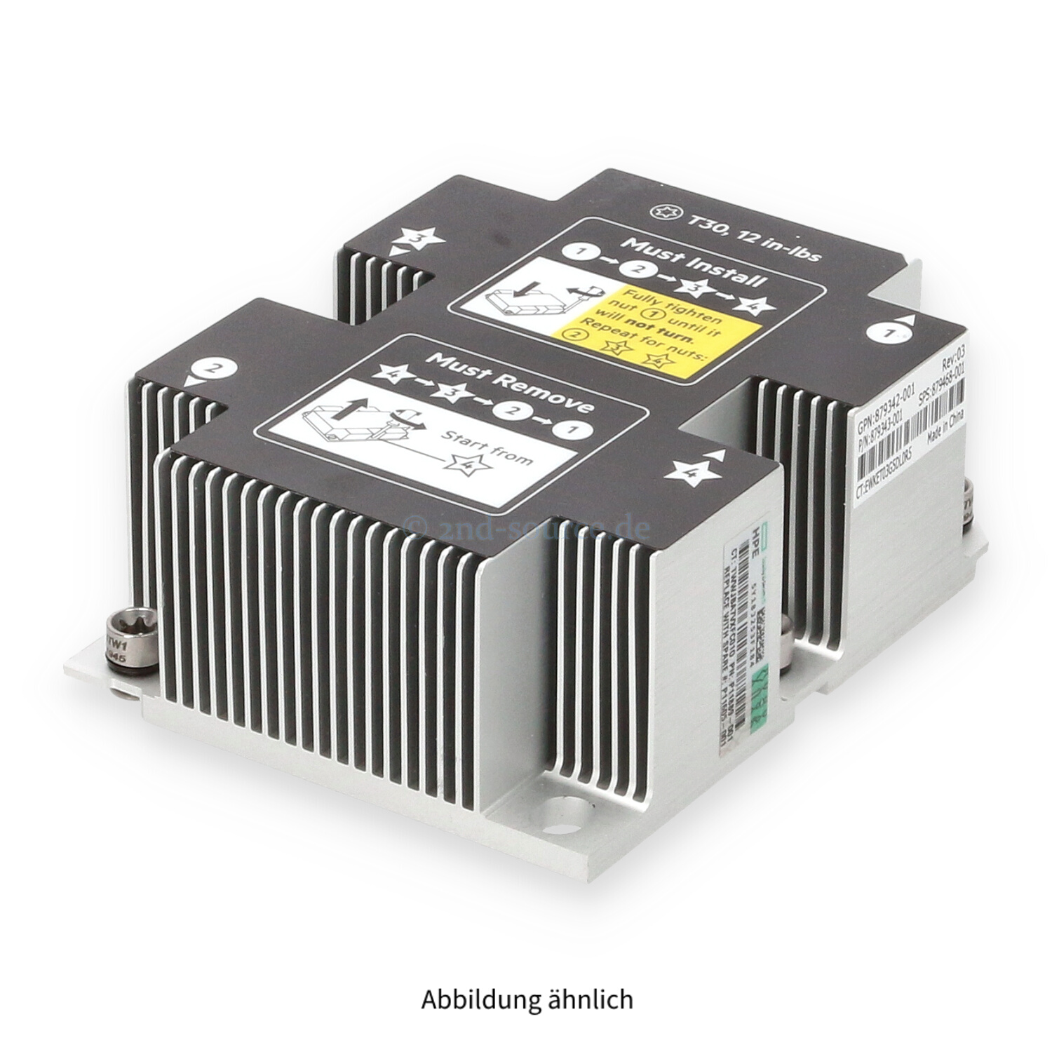 HPE Heatsink ML350 G10 879468-001 HPE Heatsink ML350 G10 879468-001