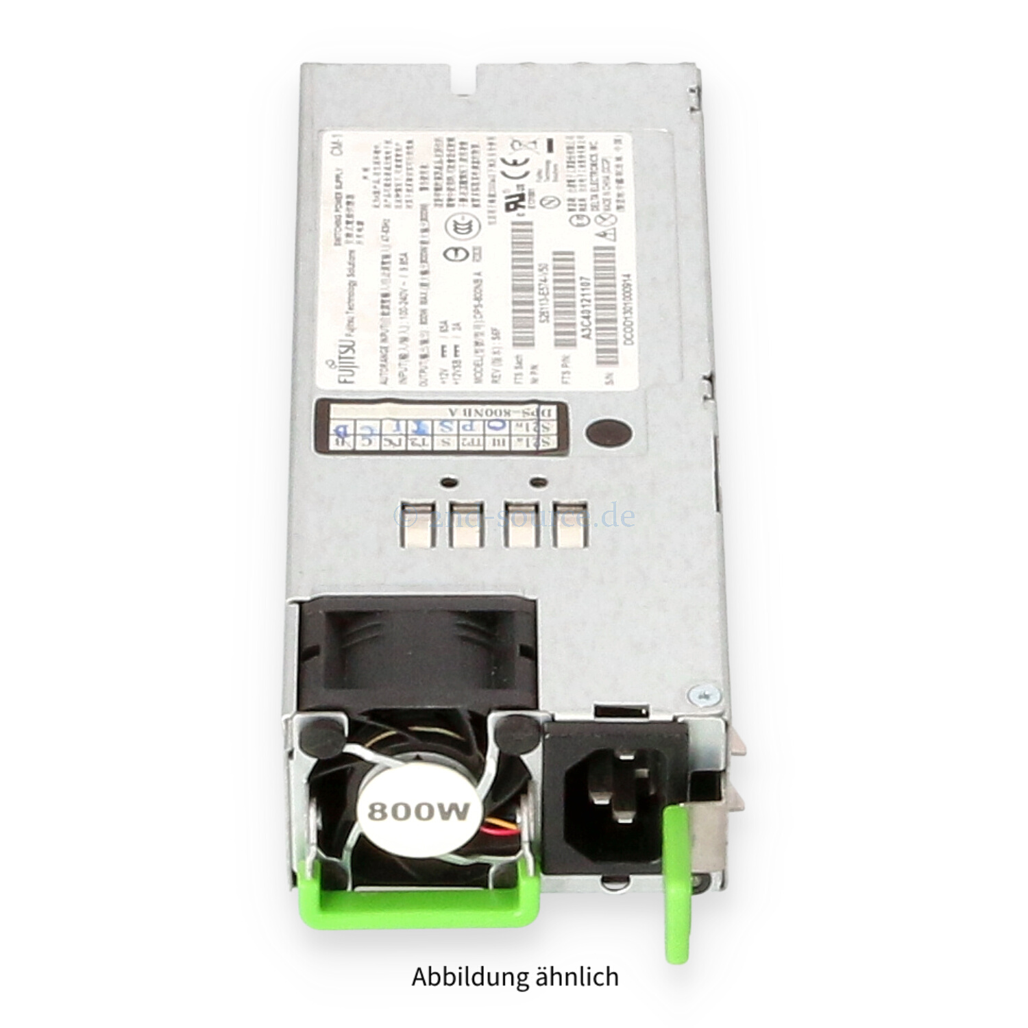 Fujitsu 800W HotPlug Power Supply TX300 RX350 S7 S26113-F574-L10 S26113-E574-V50 A3C40121107