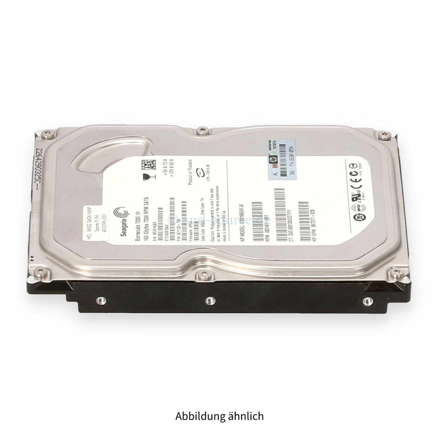 HPE 160GB 7.2k SATA 3G LFF HDD 458947-B21 483096-001