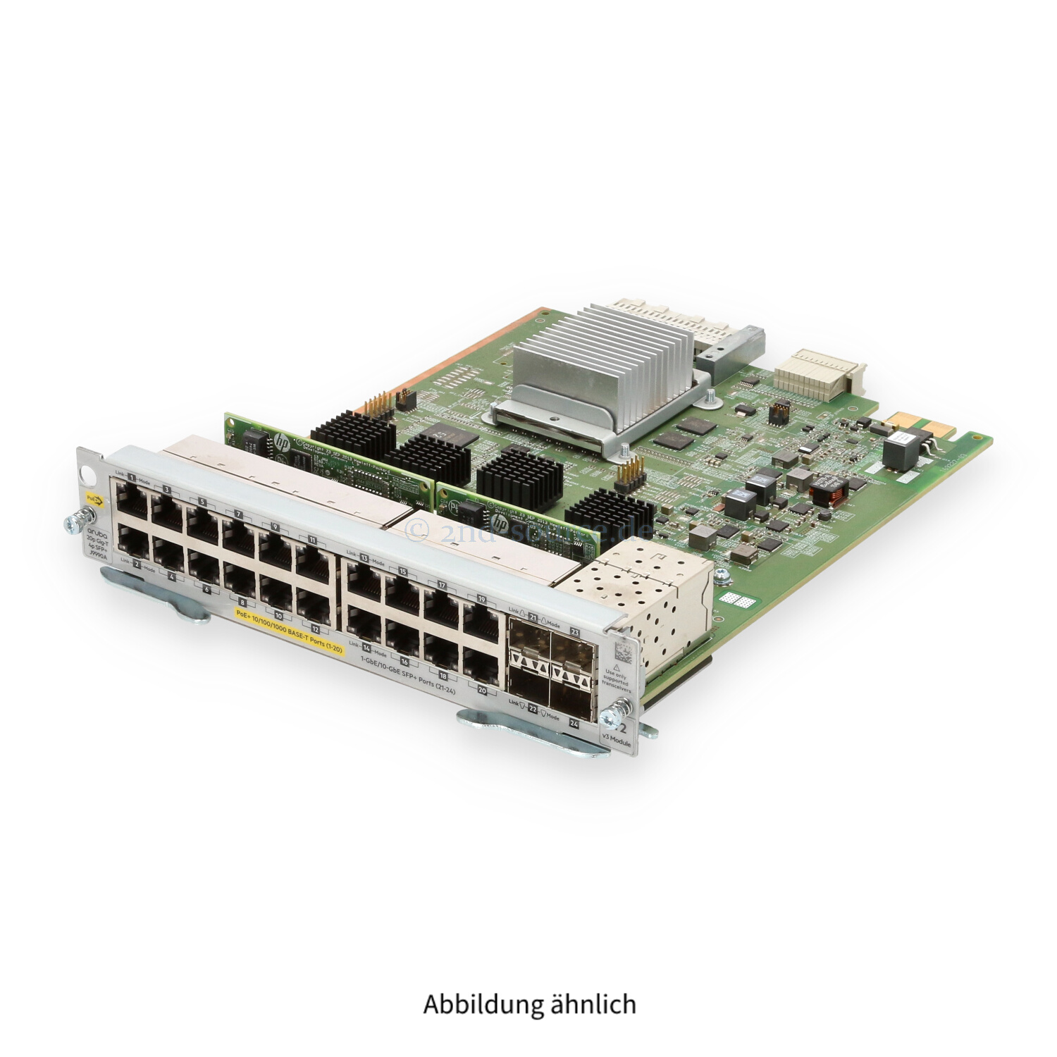 HPE Aruba 20x 1000Base-T PoE+ 4x SFP+ v3 zl2 Switch Module J9990A J9990-61001