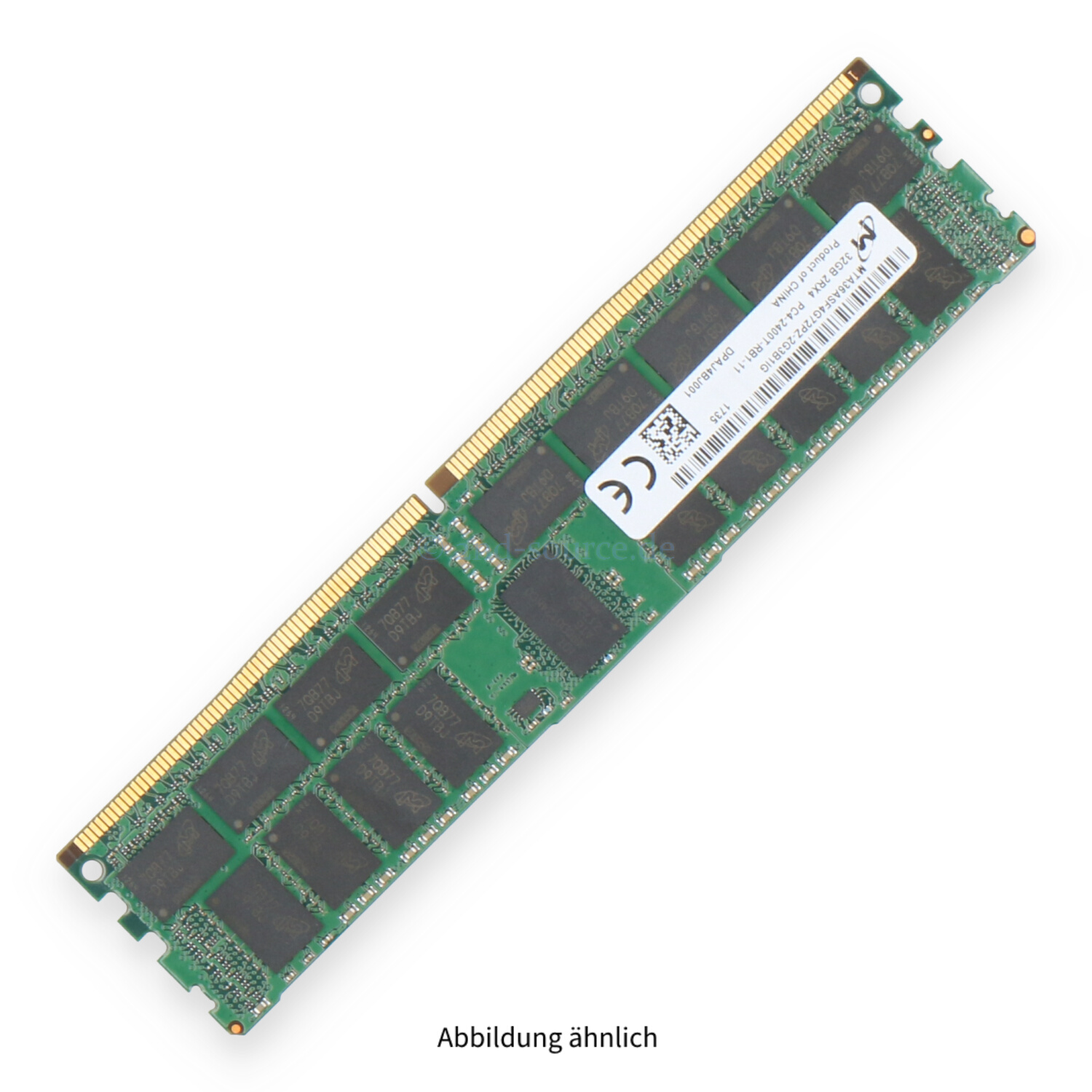 Micron 32GB PC4-19200T-R DIMM Dual Rank x4 (DDR4-2400) Registered ECC MTA36ASF4G72PZ-2G3B1