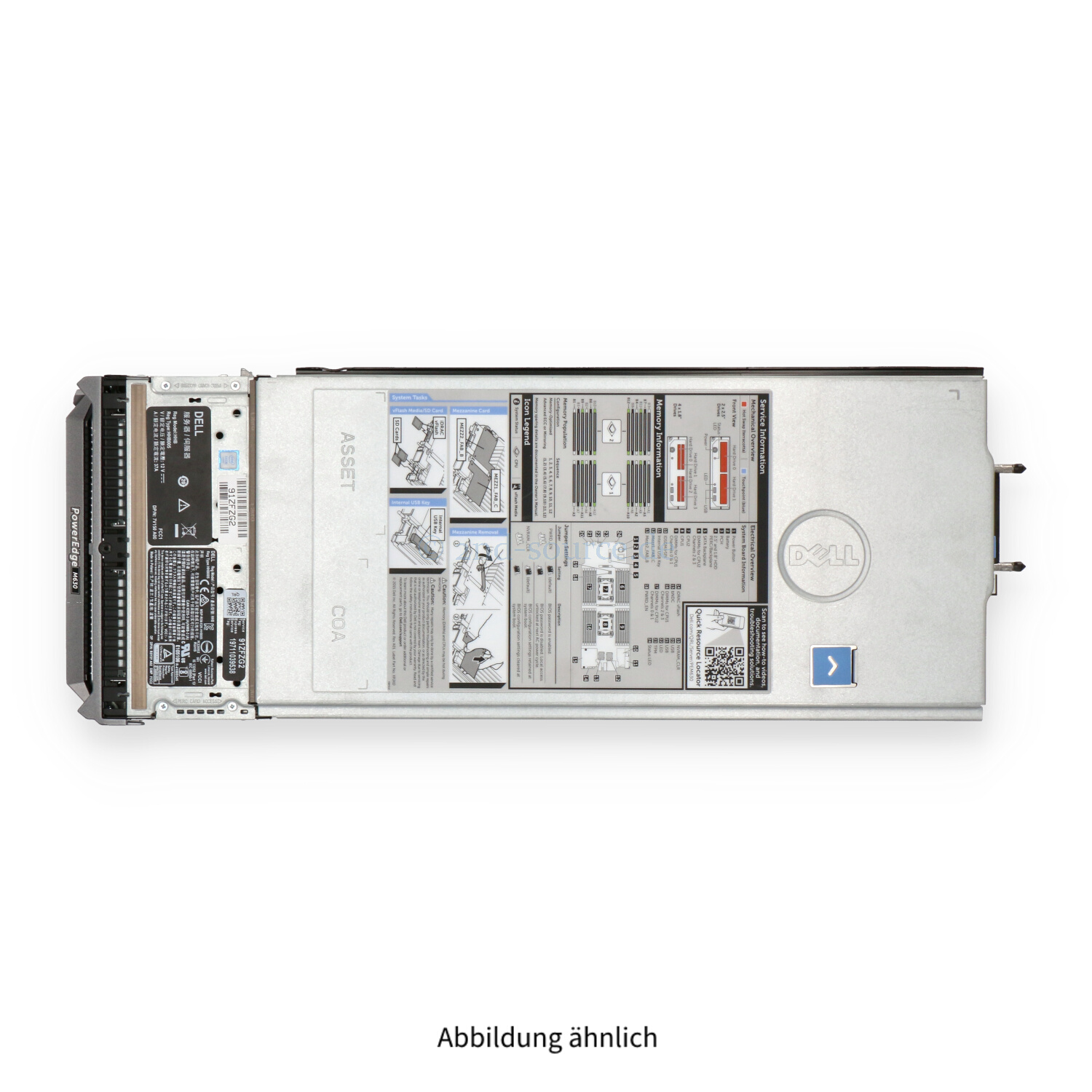 Dell PowerEdge M630 4x1.8'' CTO inkl. H730p 2xHeatsink 3xOCM14102B