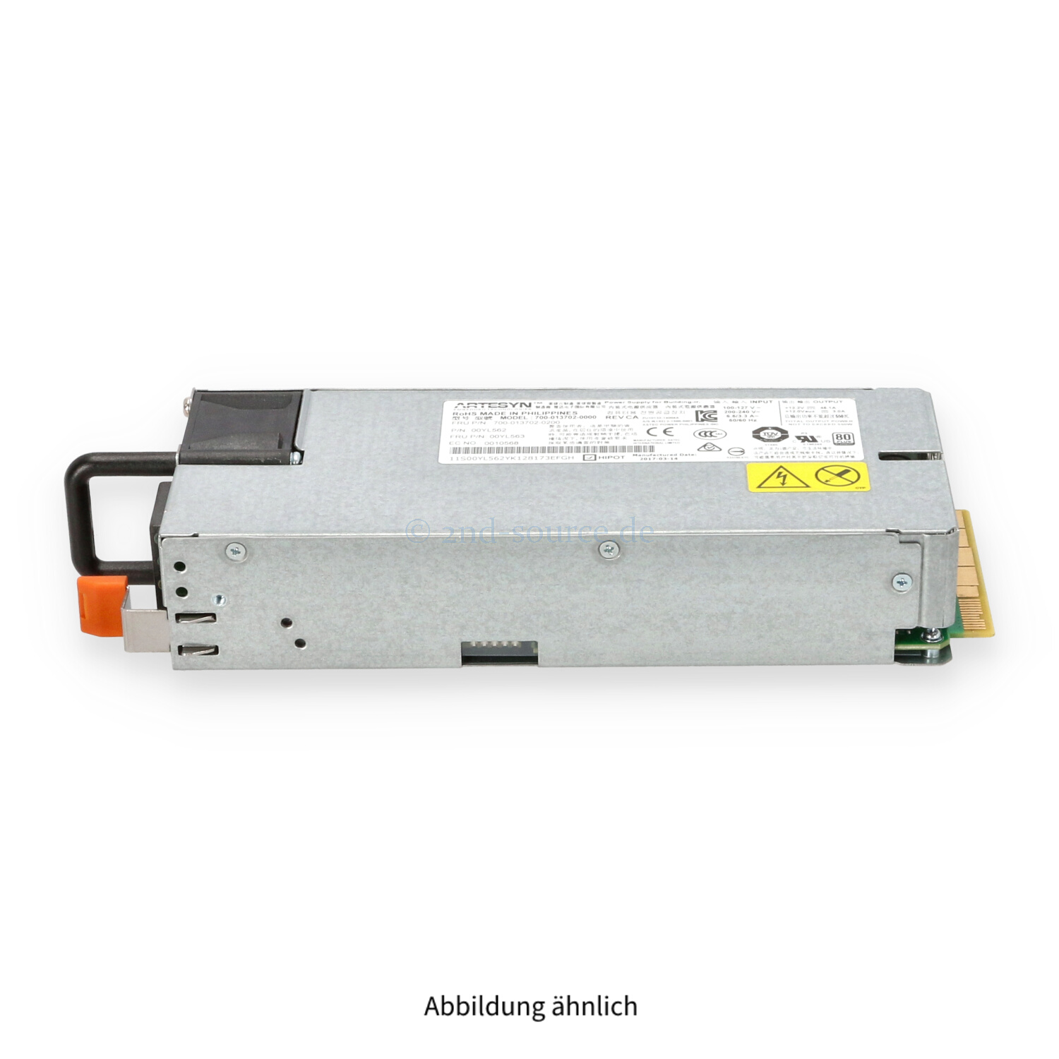 Lenovo 550W Hot Plug Power Supply 00YL563 00YL562