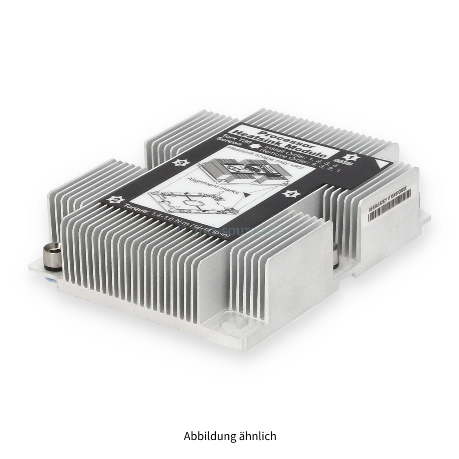 Lenovo 1U Standard Heatsink SR530 SR570 SR630 01KP656 Lenovo 1U Standard Heatsink SR530 SR570 SR630 01KP656