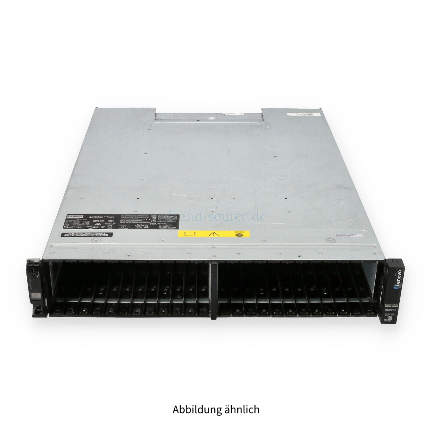 Lenovo DS2200 Enclosure Chassis 2x FC/iSCSI Controller 2x 580W