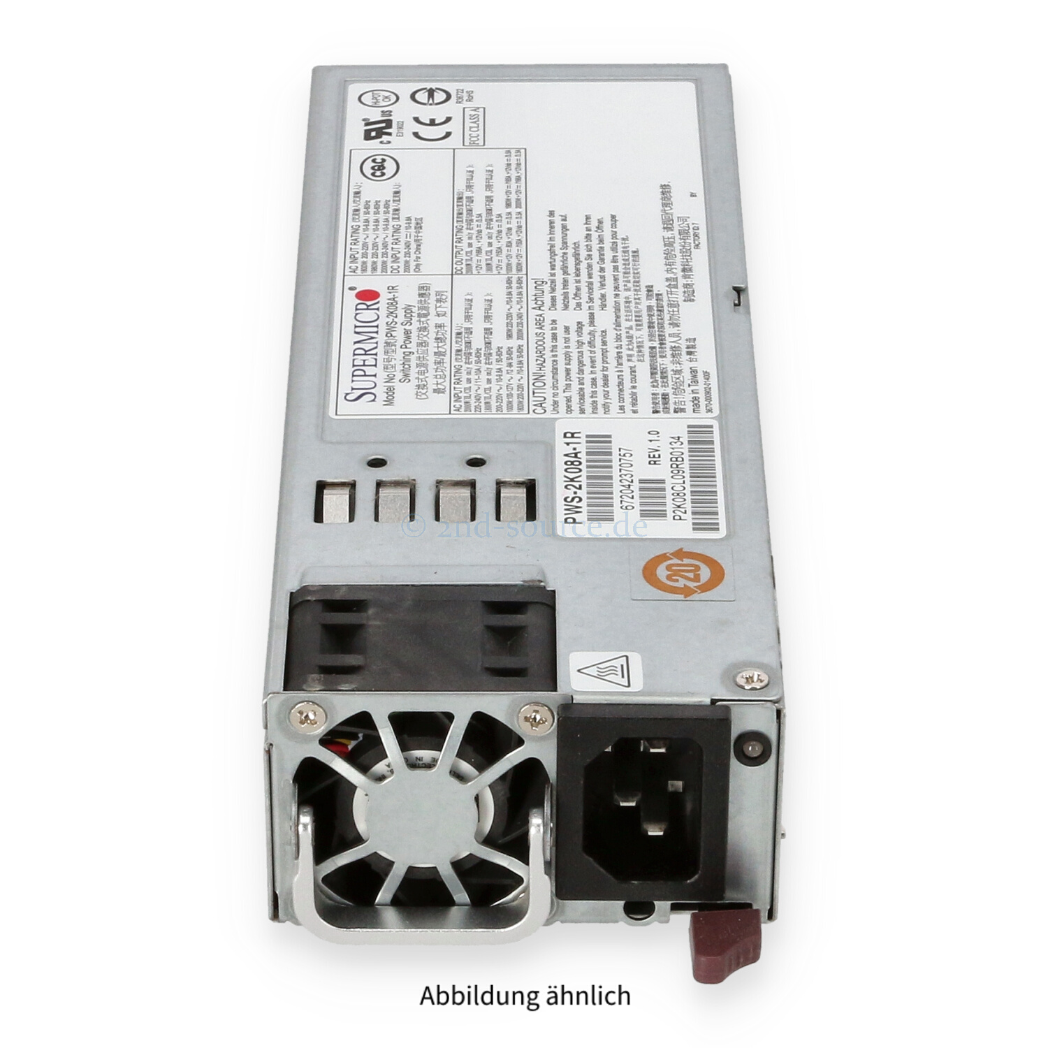 Supermicro 2000W HotPlug Power Supply PWS-2K08A-1R