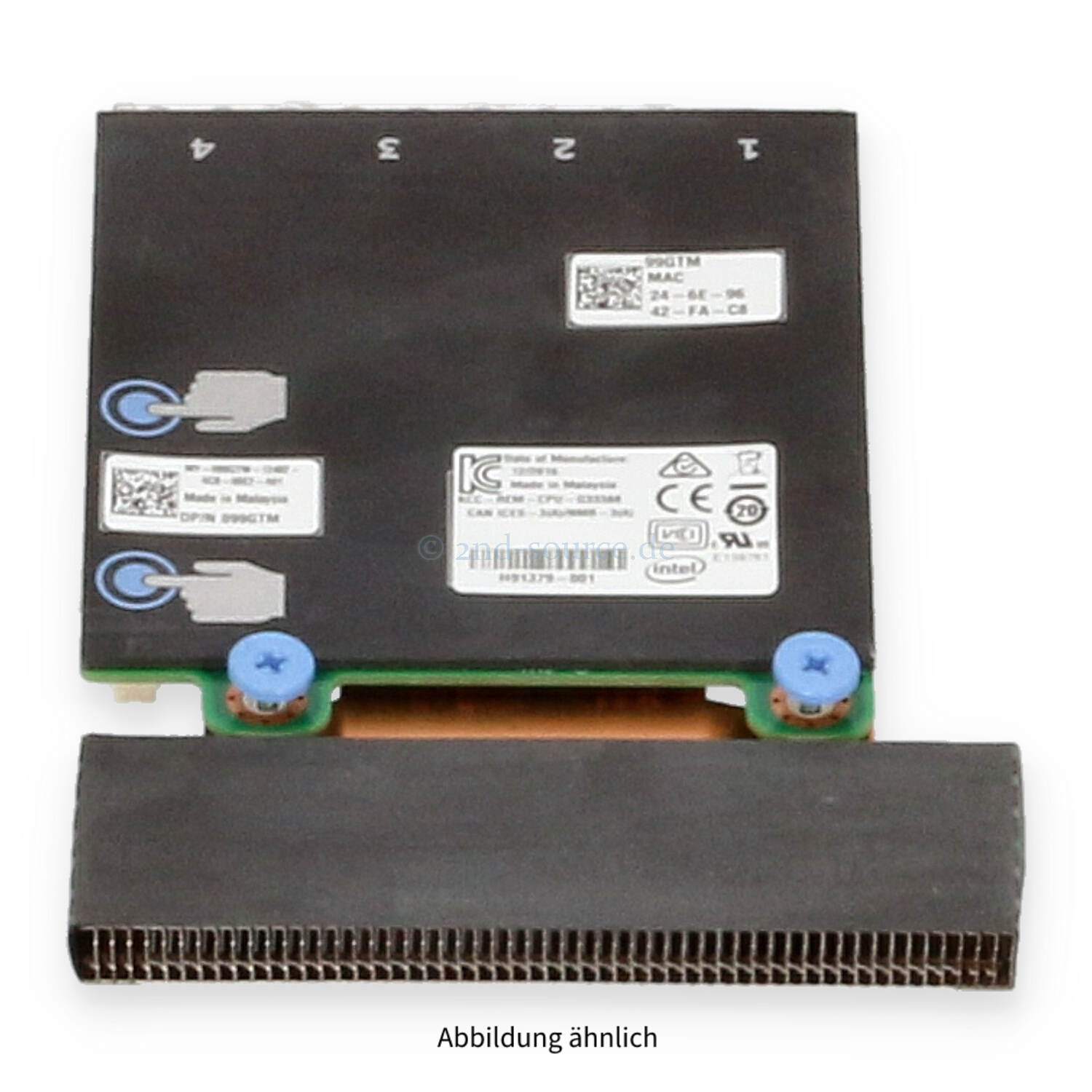 Dell Intel X540 I350 2x10GBase-T 2x1000Base-T Network Daughter Card 99GTM 099GTM
