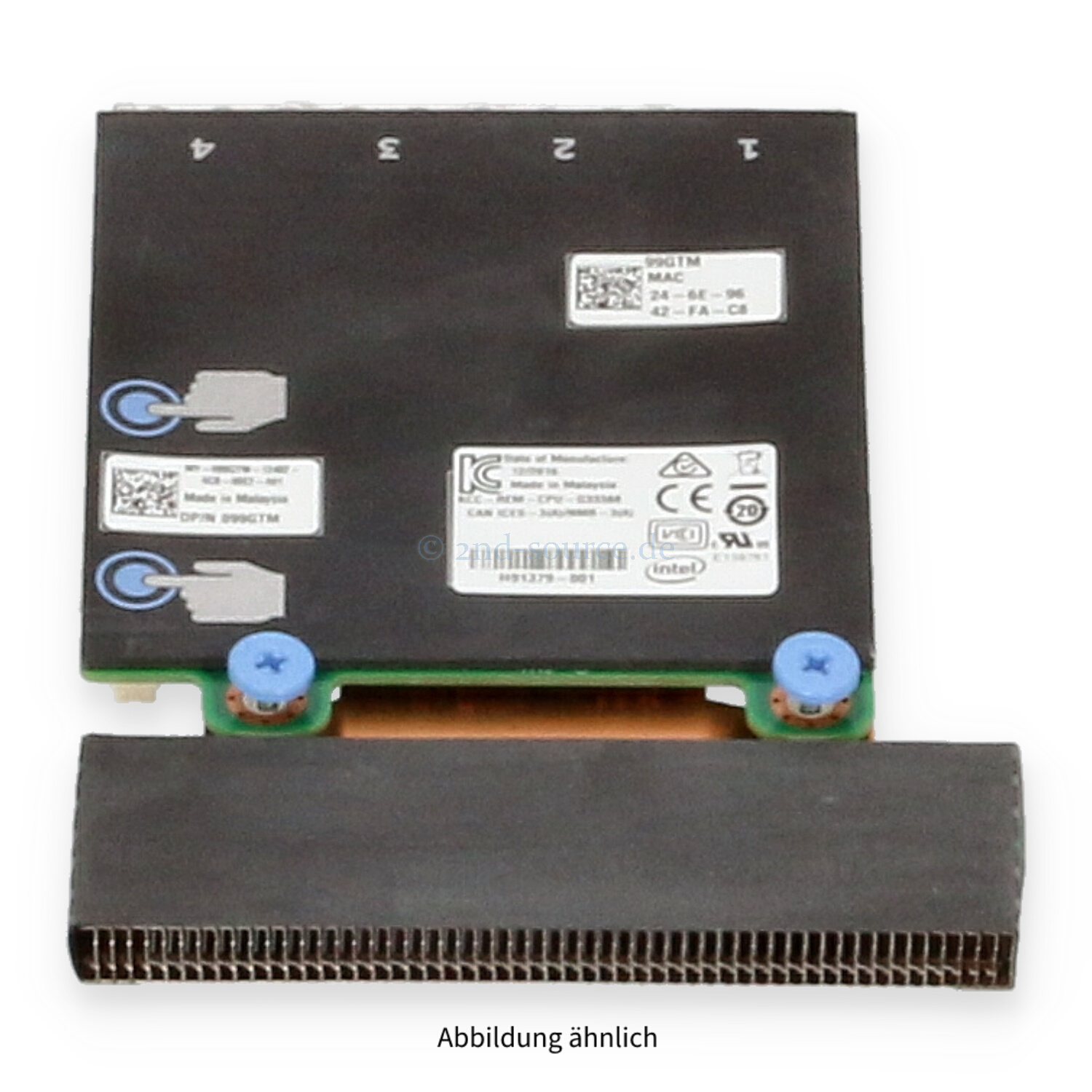 Dell Intel X540 I350 2x 10GbE 2x 1GbE Network Daughter Card 99GTM 099GTM