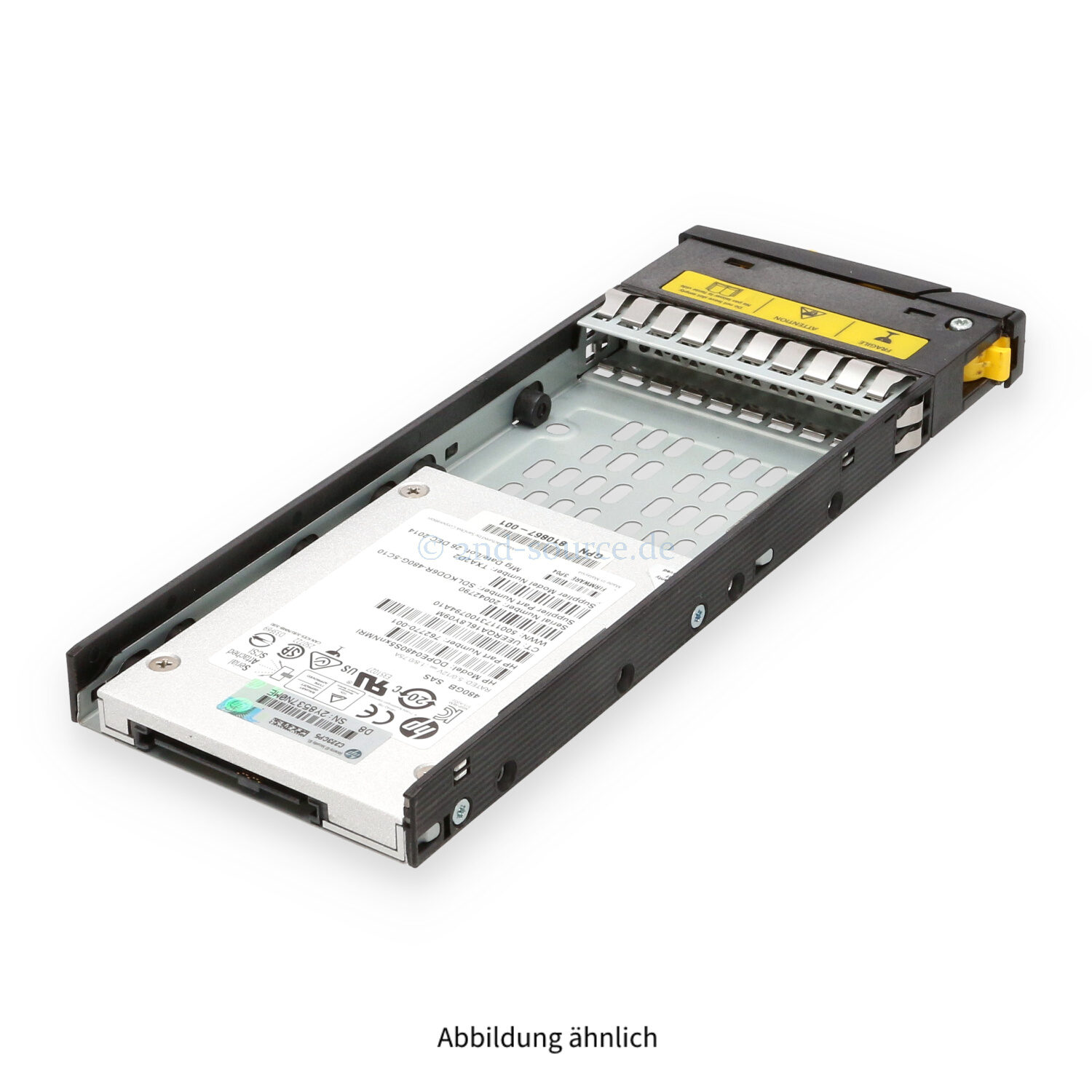 HPE 3PAR 480GB SAS 12G SFF HotPlug SSD K2P88A 810770-001