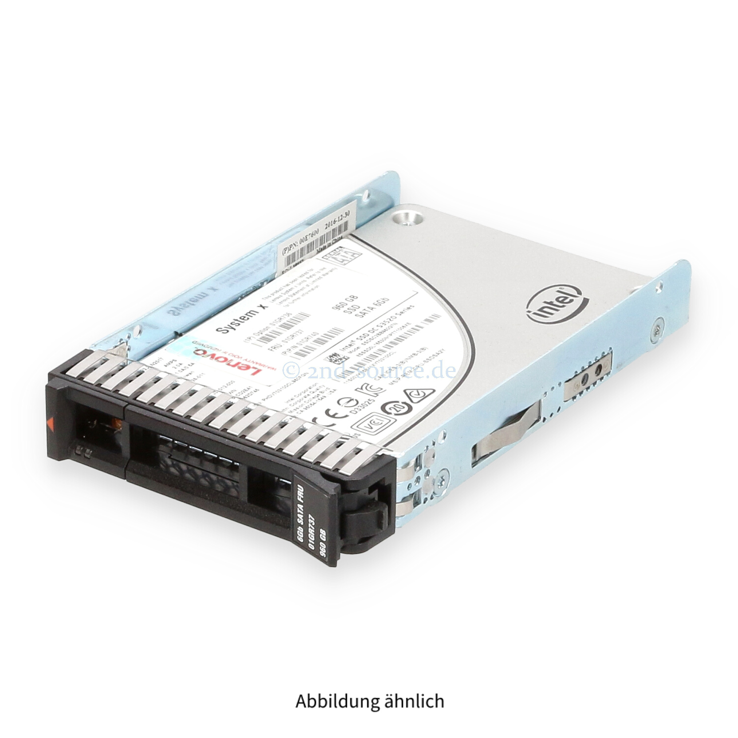 Lenovo 960GB SATA 6G SFF Read Intensive HotPlug SSD 01GR736 01GR737