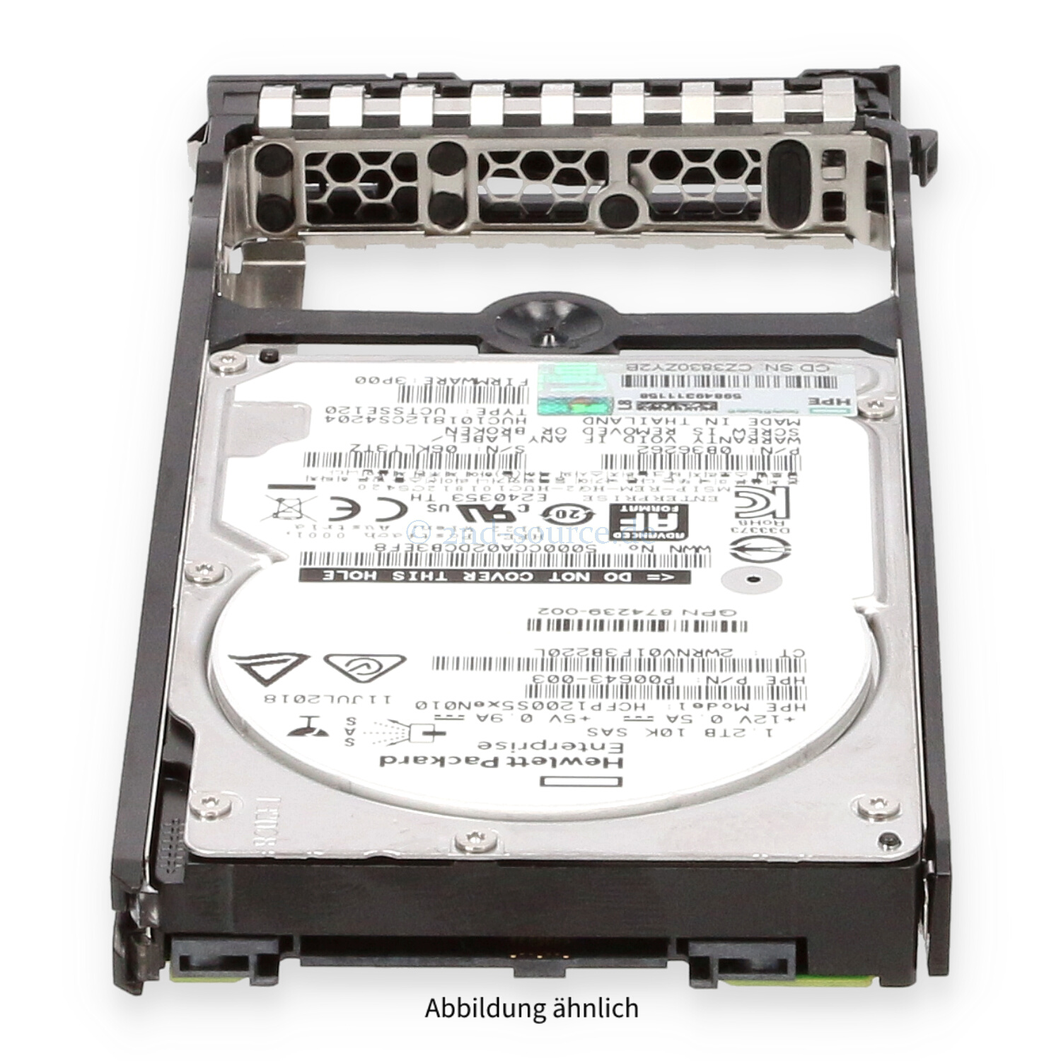 HPE 3PAR 1.2TB 10k SAS 12G SFF HotPlug HDD StoreServ 20000 J8S08A 840464-001