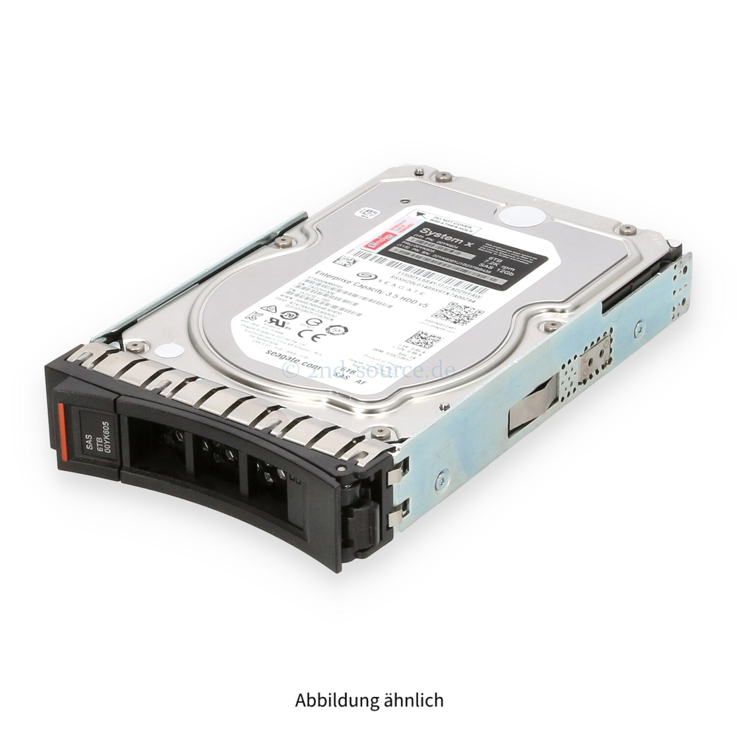 Lenovo 6TB 7.2k SAS 12G LFF Hot Plug HDD 00YK605 00YK604 00YK608