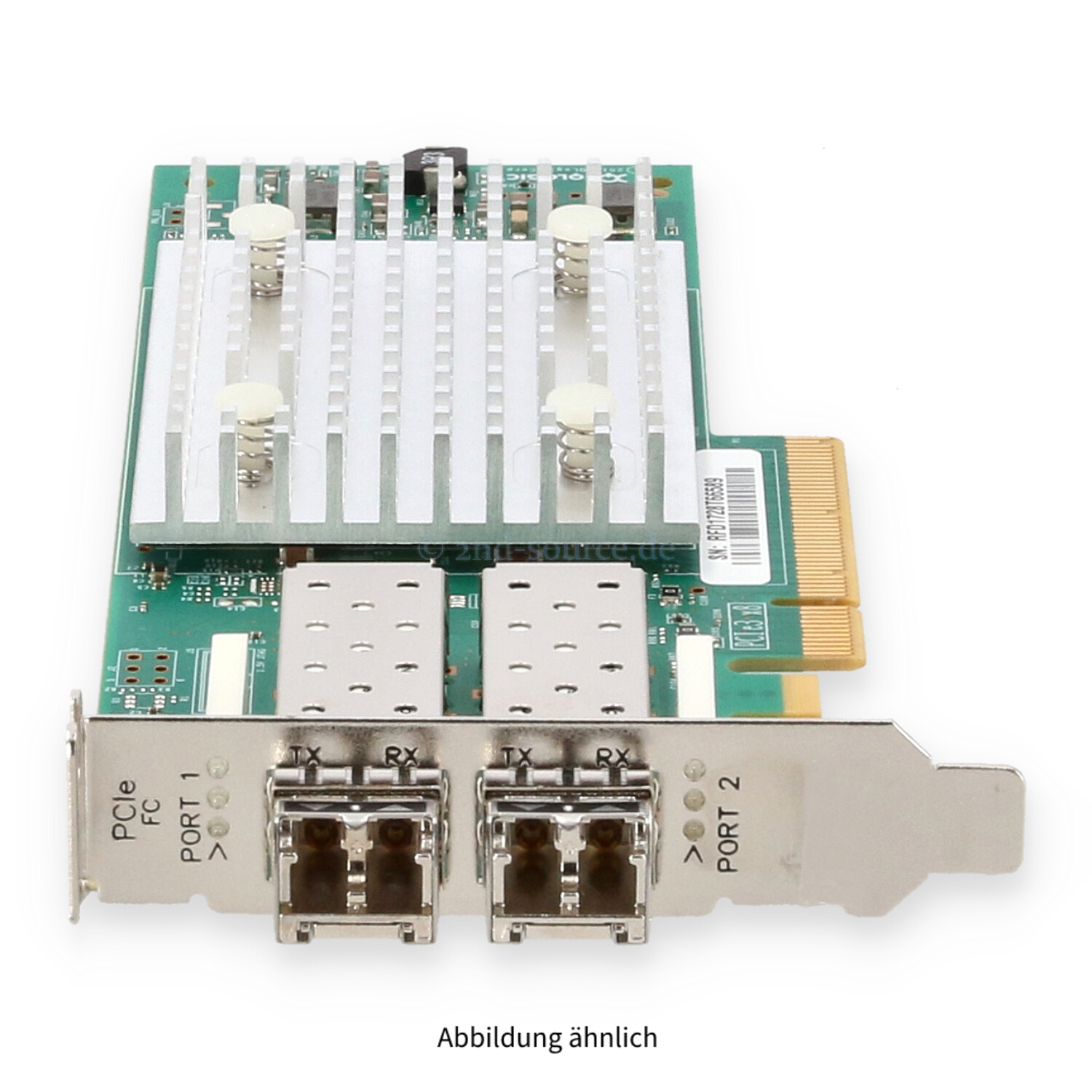 Fujitsu QLogic QLE2692 2x 16GB SFP+ Fibre Channel PCIe HBA Low Profile S26361-F5580-L502