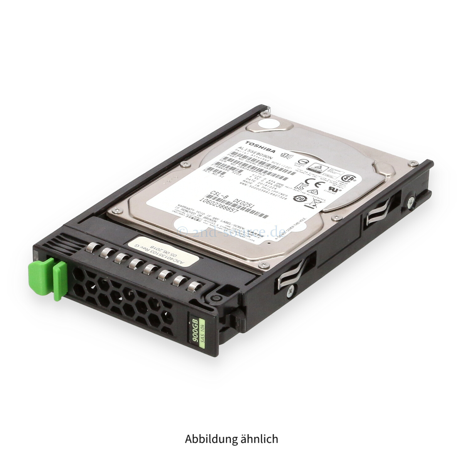 Fujitsu 900GB 10k SAS 12G SFF HotPlug HDD 10602388857 S26461-F5550-L190 38062890