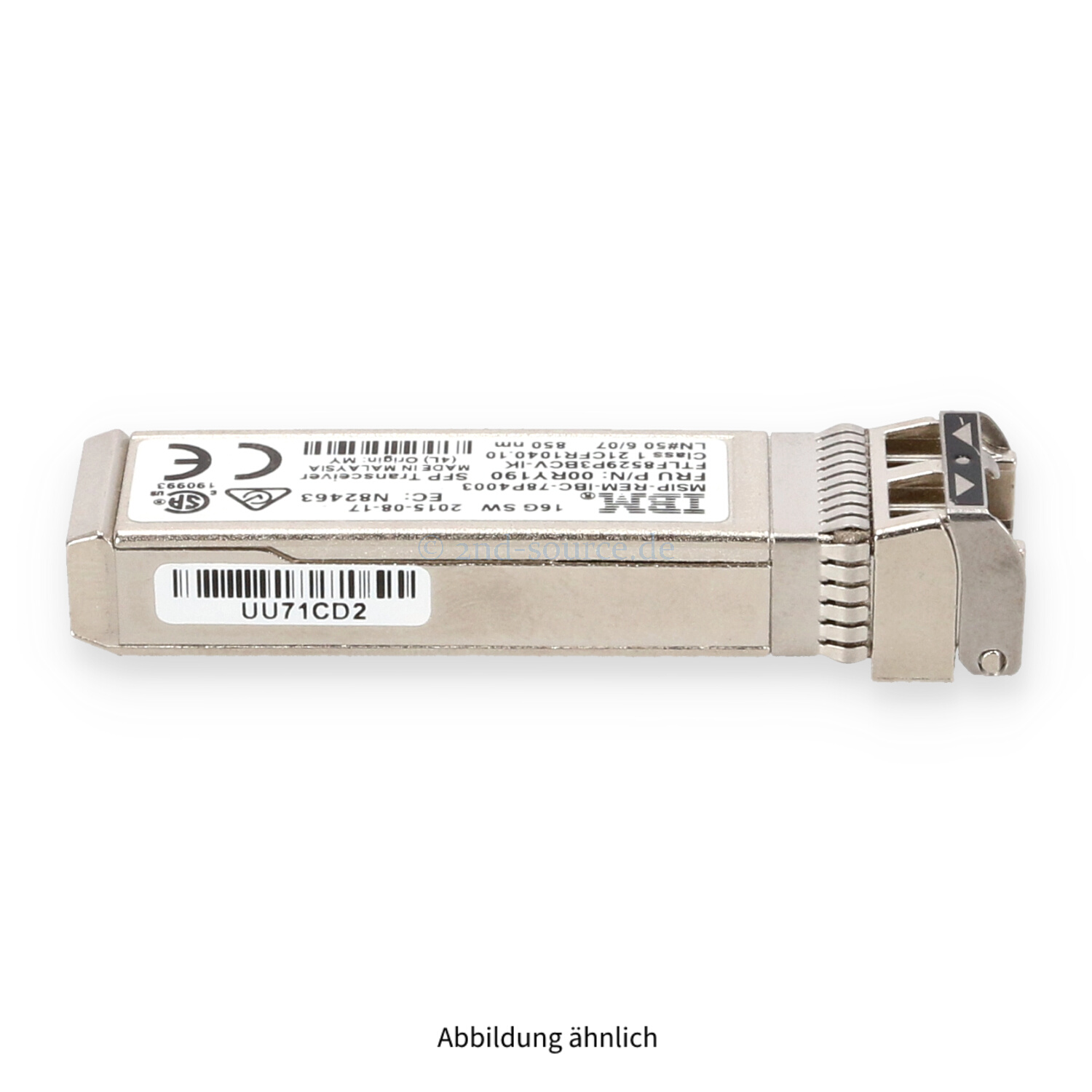 IBM 16G Short Wave FC SFP+ Transceiver 00RY190 AFBR-57F5MZ-IBY IBM 16G Short Wave FC SFP+ Transceiver 00RY190 AFBR-57F5MZ-IBY