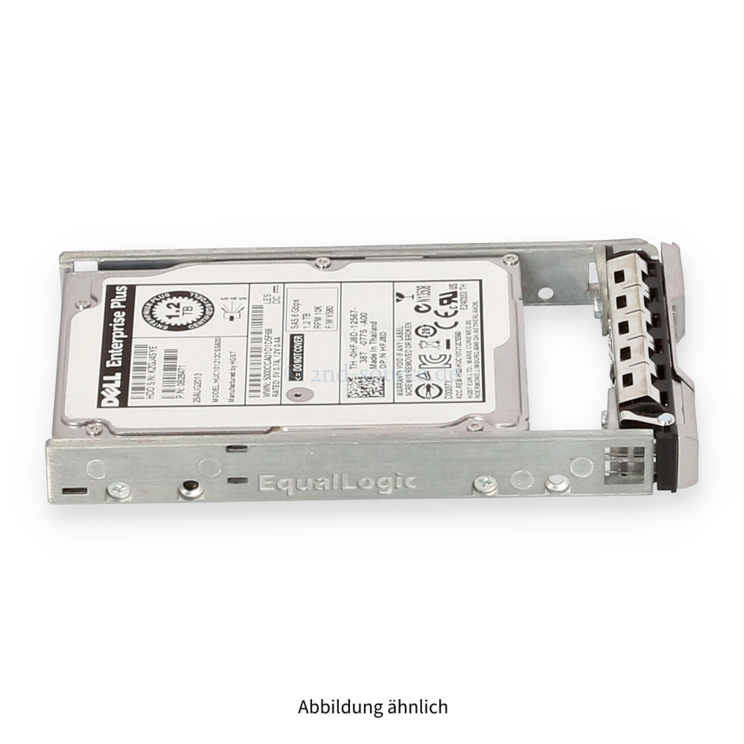 Dell 1.2TB 10k SAS 6G SFF HotPlug HDD EqualLogic HFJ8D 0HFJ8D