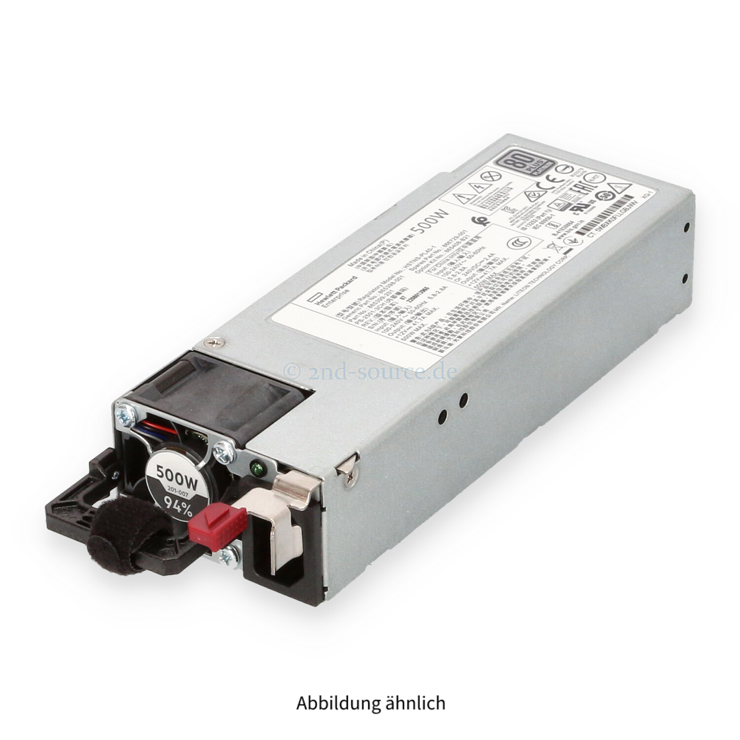 HPE 500W HotPlug Power Supply Gen10 865408-B21 866729-001