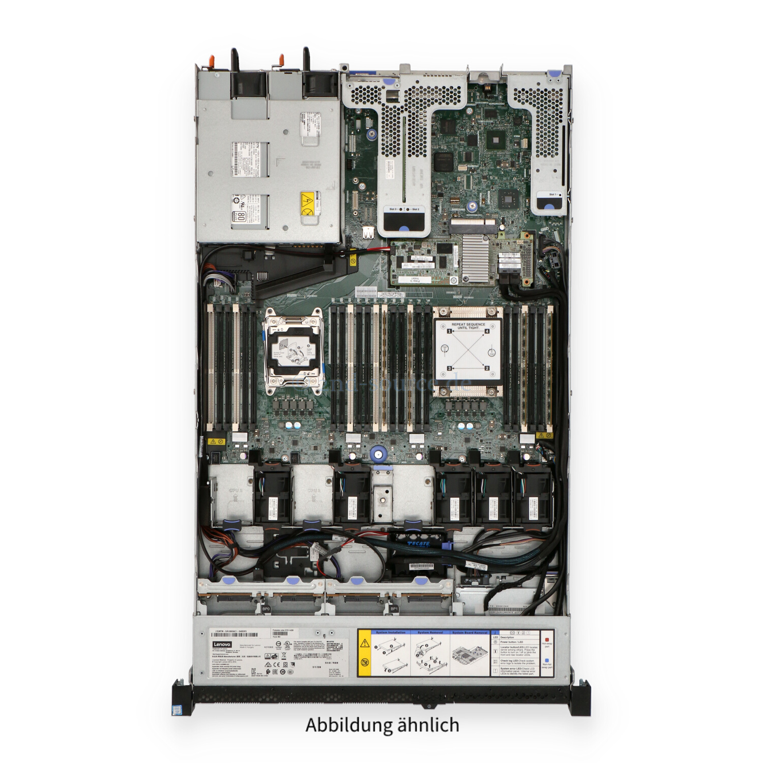 Lenovo System x3550 M5 8xSFF 1P E5-2630 v3 2.40GHz 8C 32GB M5210 2x 750W