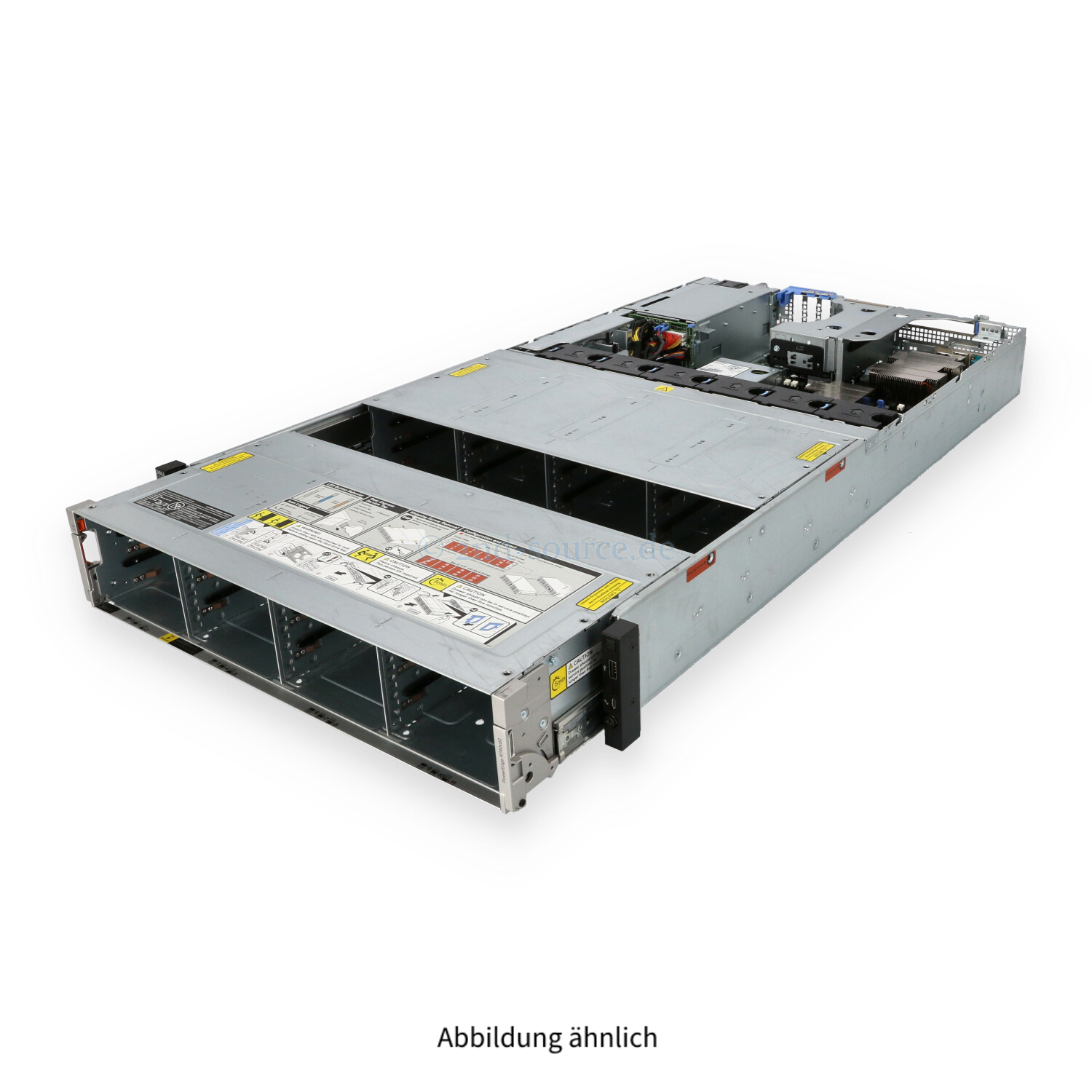 Dell R740xd2 24xLFF CTO Server mit 2x Heatsink H730p 2x 1100W Rackkit