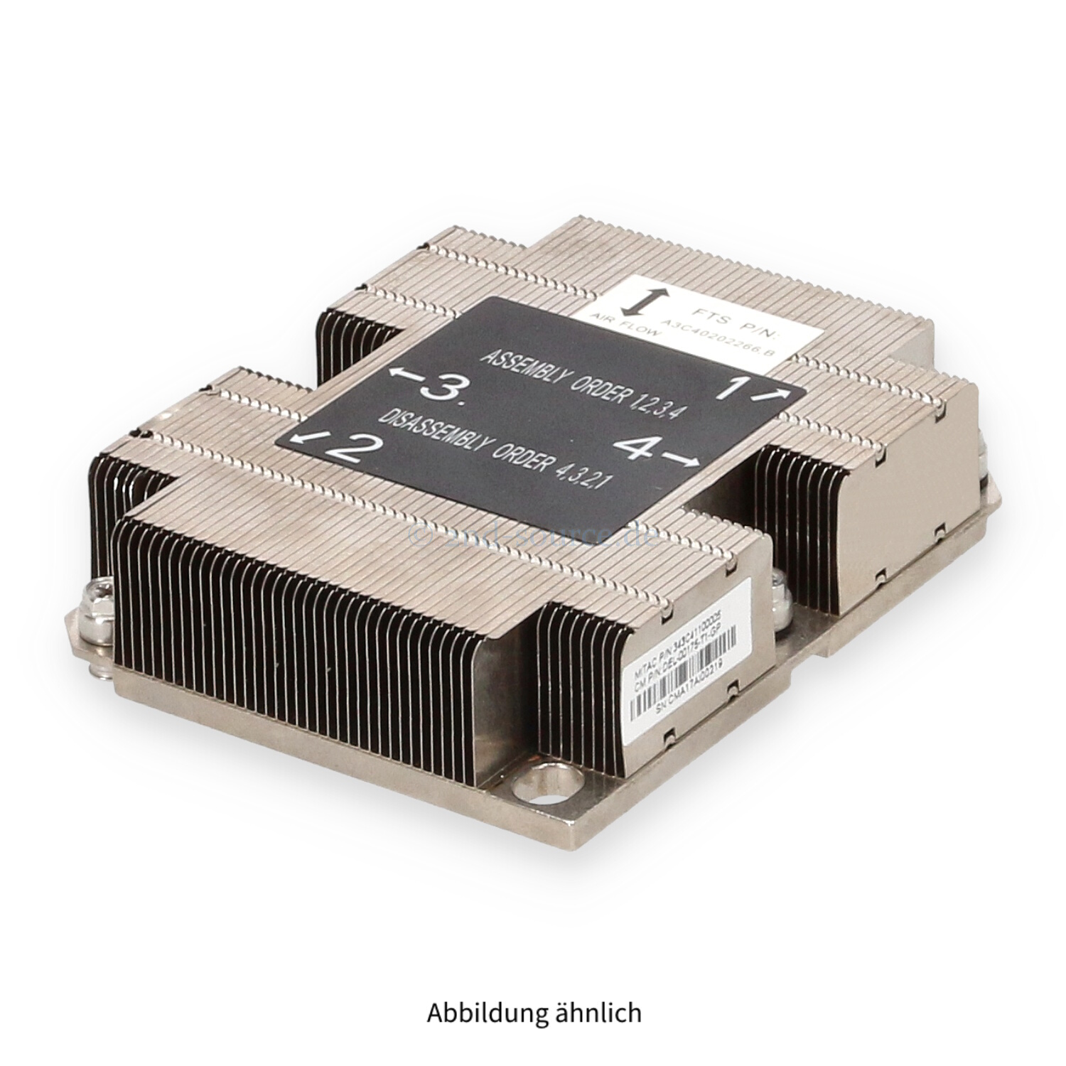 Fujitsu Standard Heatsink up to 165W RX4770 M4 A3C40202266 38059214 Fujitsu Standard Heatsink up to 165W RX4770 M4 A3C40202266 38059214