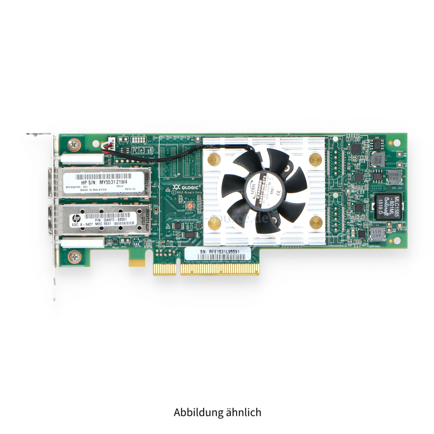 HPE SN1000Q 2x 16GB SFP+ Fibre Channel PCIe HBA Low Profile 699765-001