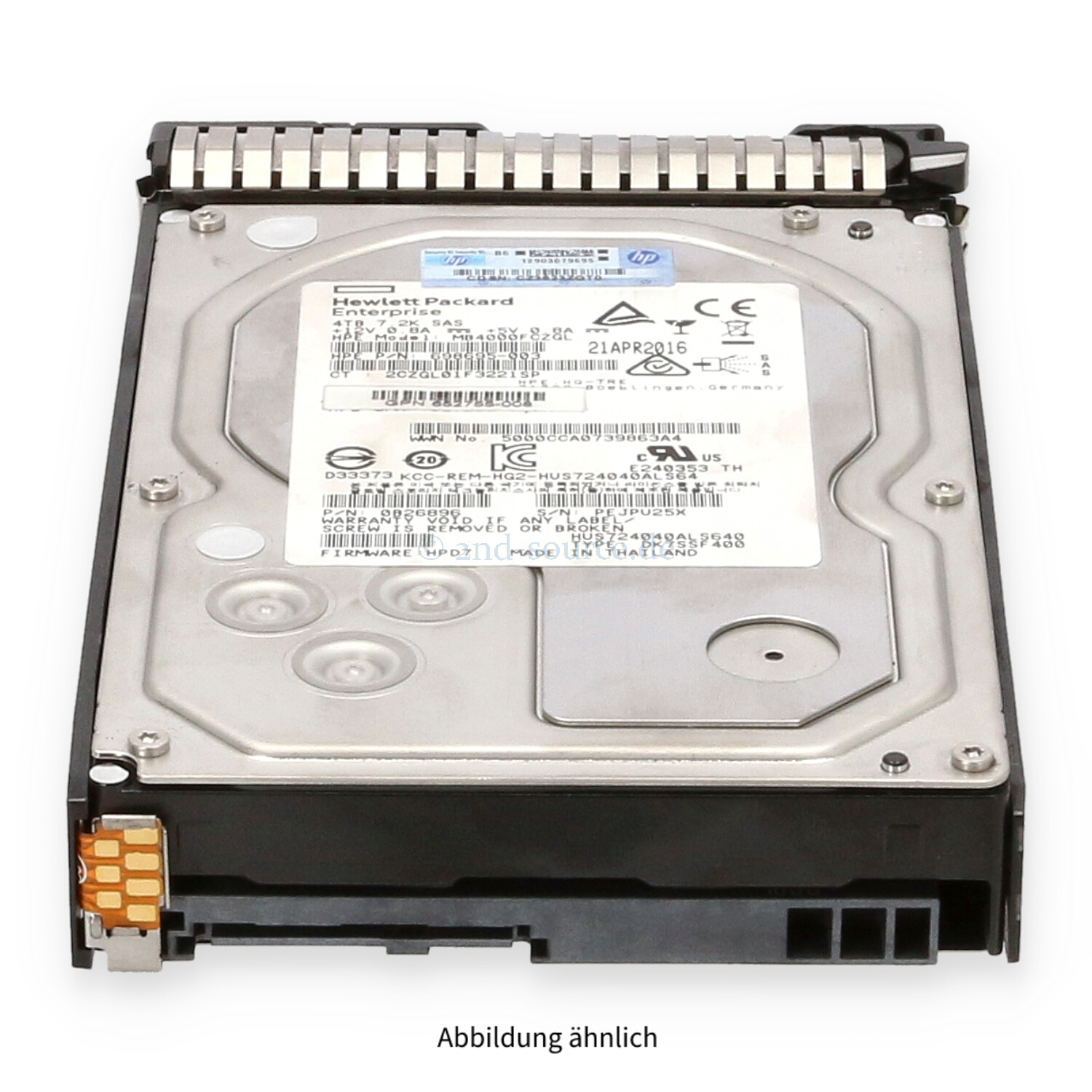 HPE 4TB 7.2k SAS 6G LFF Midline SC HotPlug HDD 790484-B21 695842-001