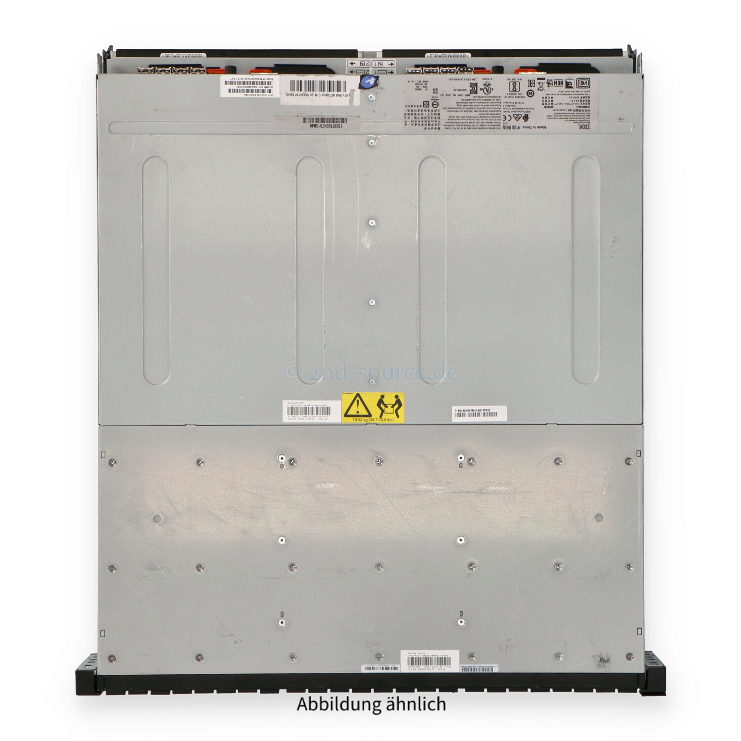 IBM Storwize V5030 Control Enclosure mit 24x 900GB 10k SAS 12G SFF (21.6TB) 2x 800W 2078-324 01AC596