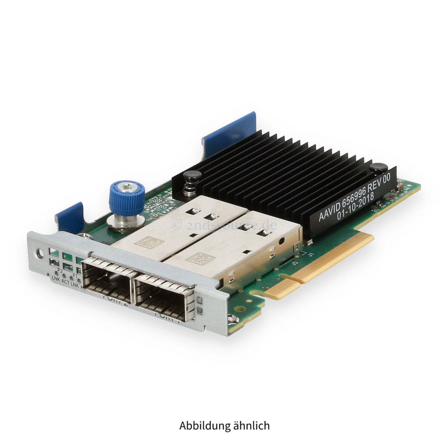 HPE 547FLR-QSFP 2x 40/50GBase QSFP Infiniband FDR Server Ethernet Adapter 879482-B21 879667-001