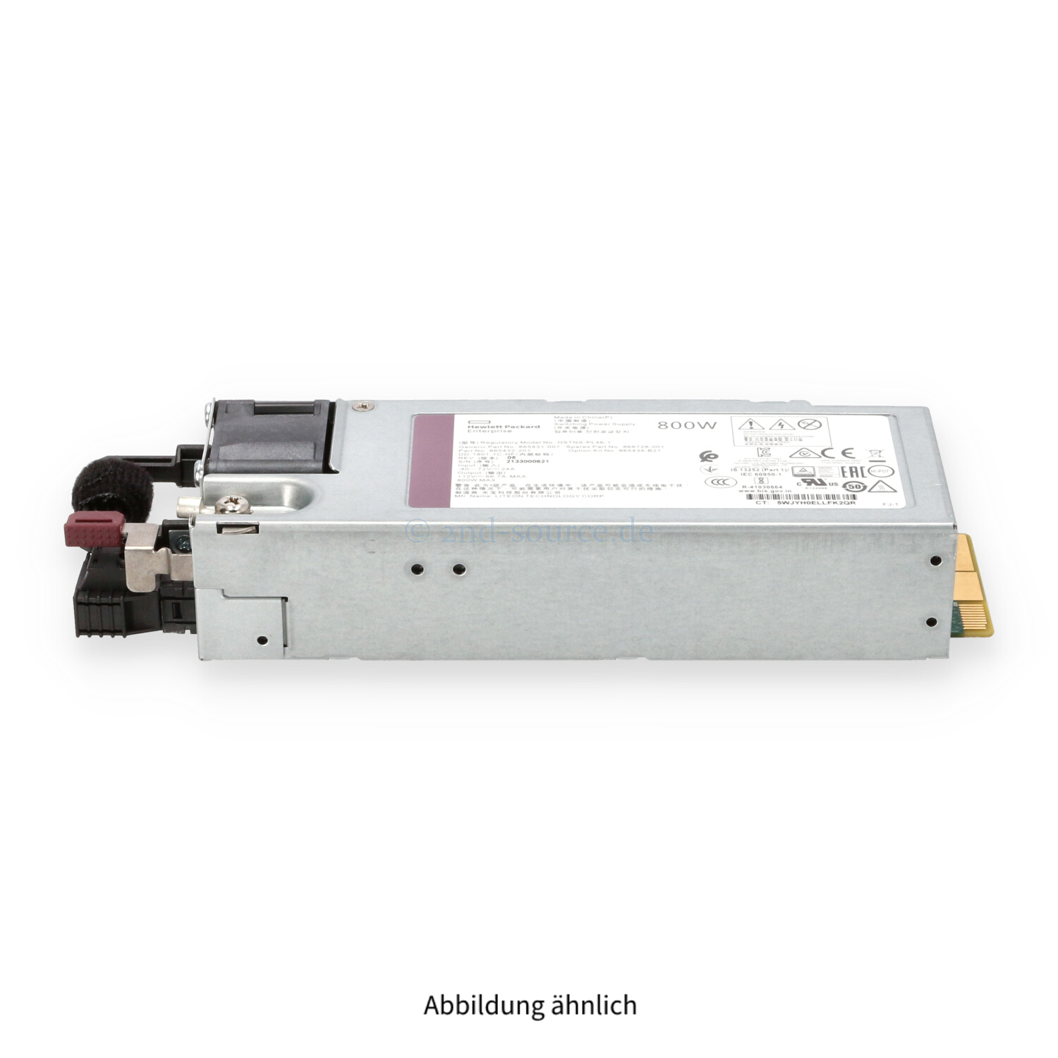 HPE 800W -48VDC Hot Plug Power Supply 865434-B21 866728-001