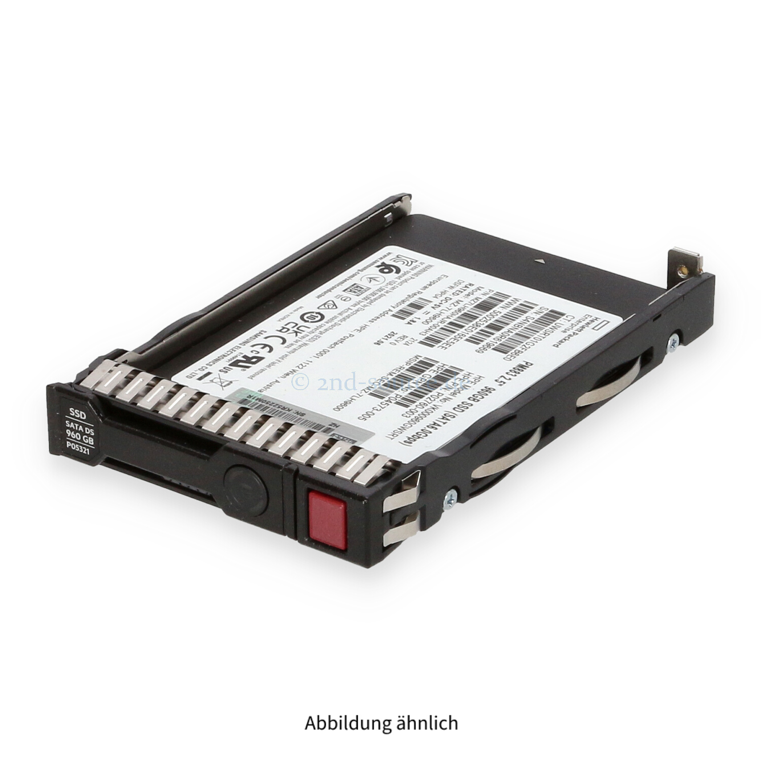 HPE 960GB SATA 6G SFF Read Intensive SC HotPlug SSD P04564-B21 P05321-001 HPE 960GB SATA 6G SFF Read Intensive SC HotPlug SSD P04564-B21 P05321-001