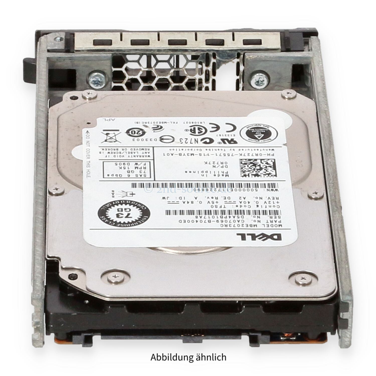 Dell 73GB 15k SAS 6G SFF HotPlug HDD R727K 0R727K