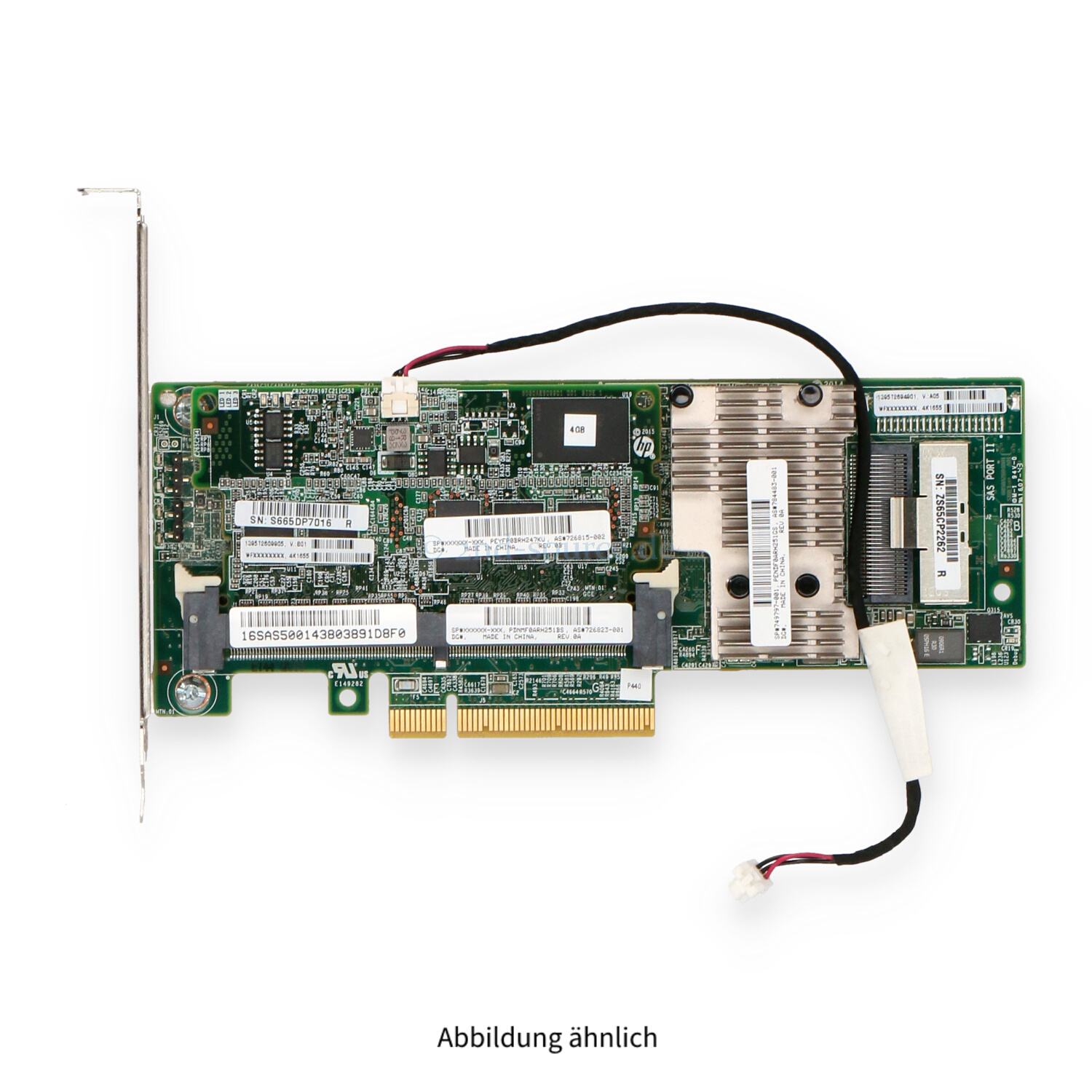 HPE Smart Array P440/4GB SAS Controller PCIe High Profile 726821-B21 749797-001 HPE Smart Array P440/4GB SAS Controller PCIe High Profile 726821-B21 749797-001