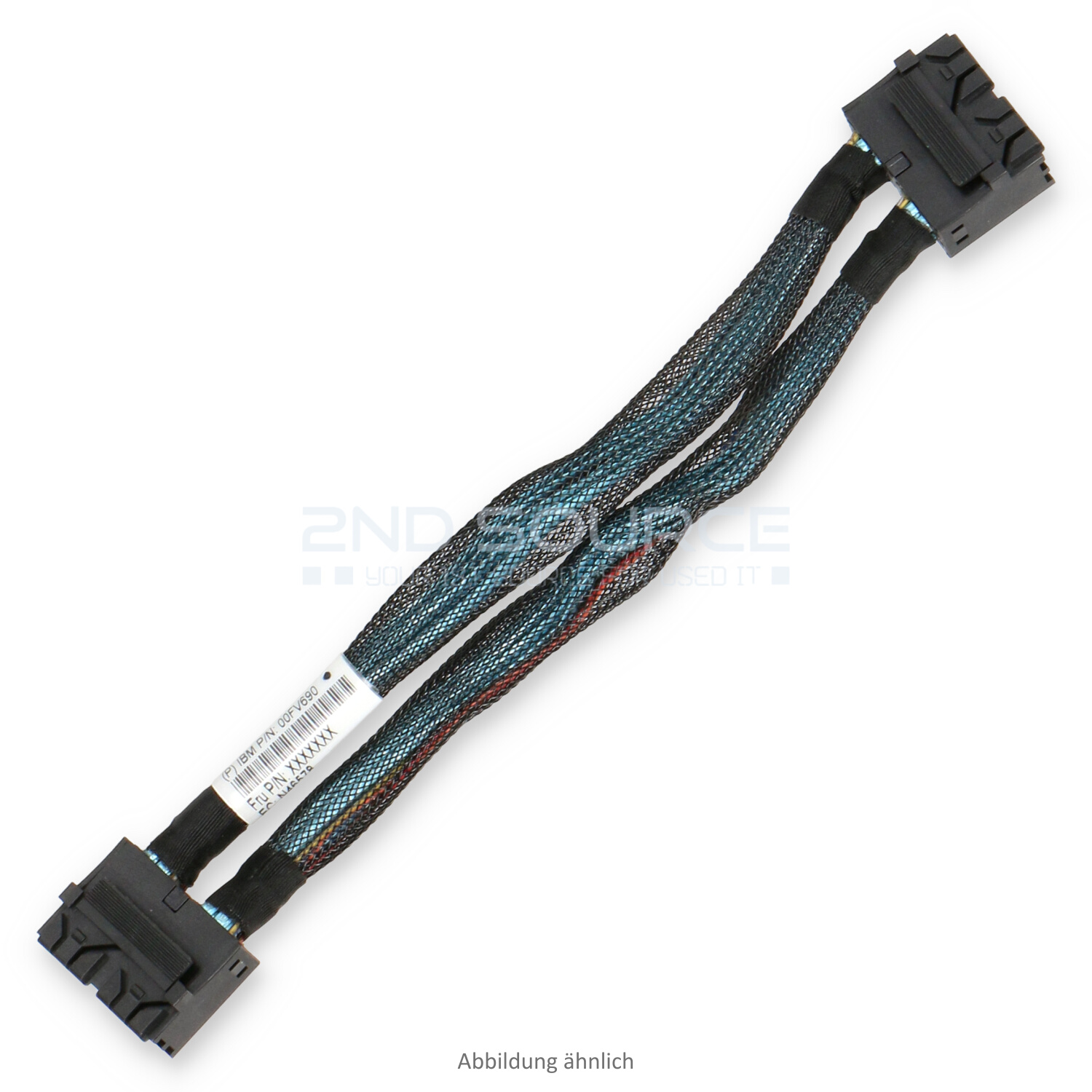 IBM Mini-SAS SFF 8643 to Mini-SAS 8643 SAS Cable Short Power8 00FV690