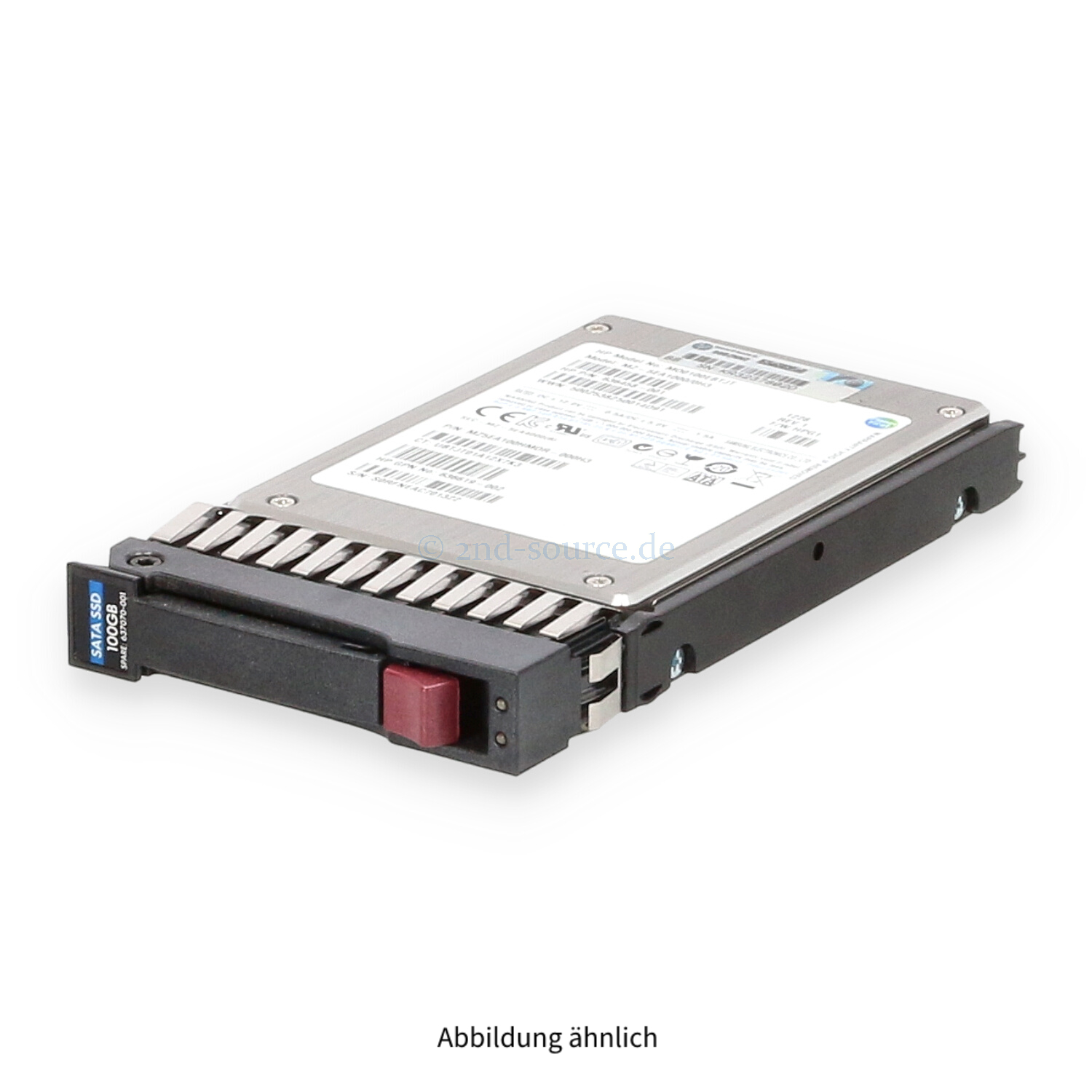 HPE 100GB SATA 3G SFF HotPlug SSD 636593-B21 637070-001