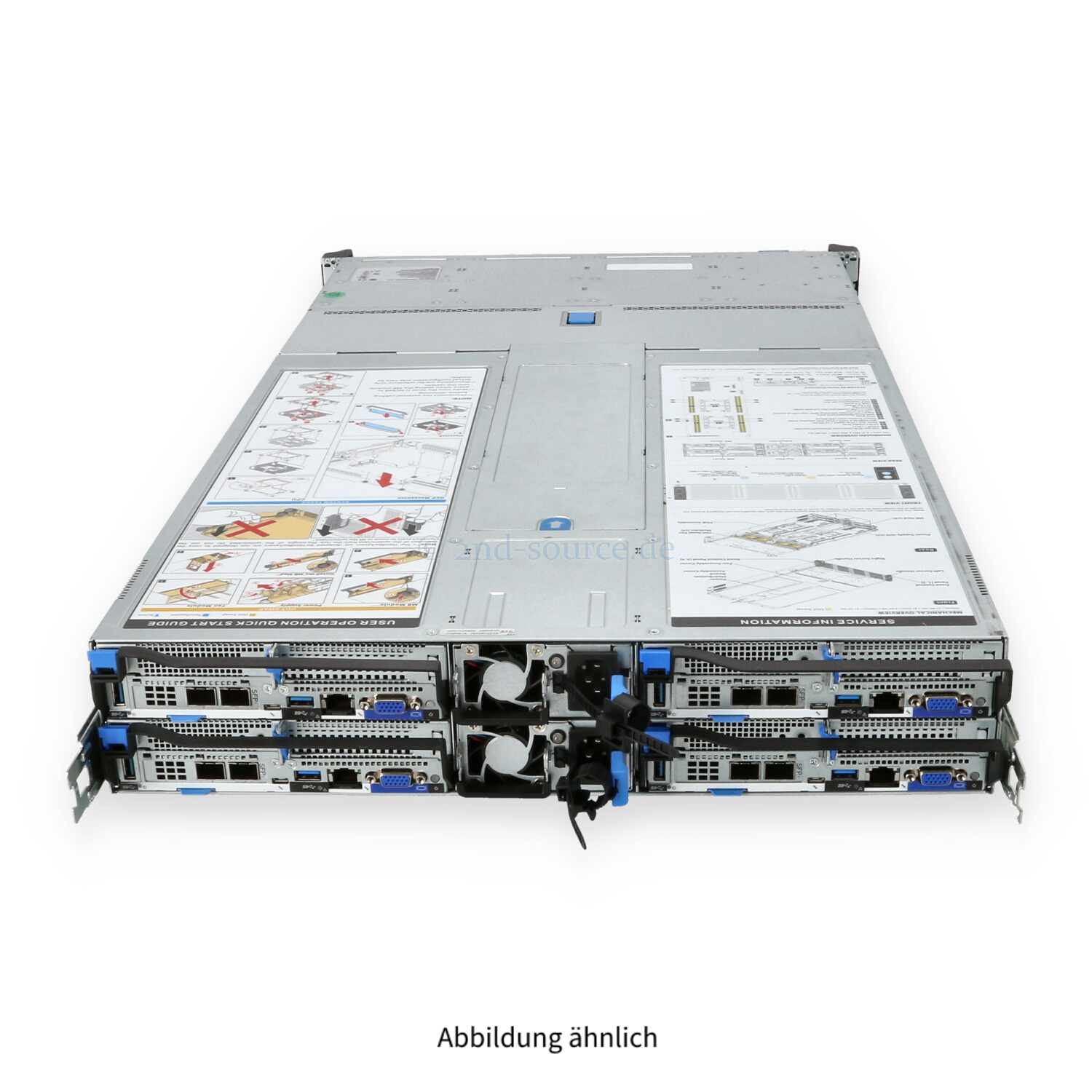 QuantaPlex T42S-2U 4-Node mit je 2P Silver 4108 1.80GHz 8C 240GB M.2 SSD 10G SFP+ NIC QuantaPlex T42S-2U 4-Node mit je 2P Silver 4108 1.80GHz 8C 240GB M.2 SSD 10G SFP+ NIC