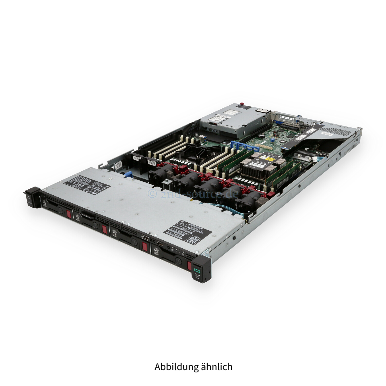 HPE DL360 G10 4xLFF 1P Silver 4114 2.20GHz 10C 64GB S100i 4x 6TB 7.2k SATA 6G LFF (24TB) 1x 500W HPE DL360 G10 4xLFF 1P Silver 4114 2.20GHz 10C 64GB S100i 4x 6TB 7.2k SATA 6G LFF (24TB) 1x 500W