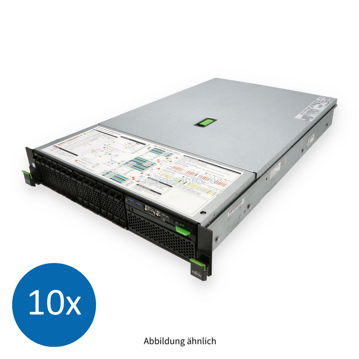 10x Fujitsu Primergy RX2540 M2 8x SFF CTO Server