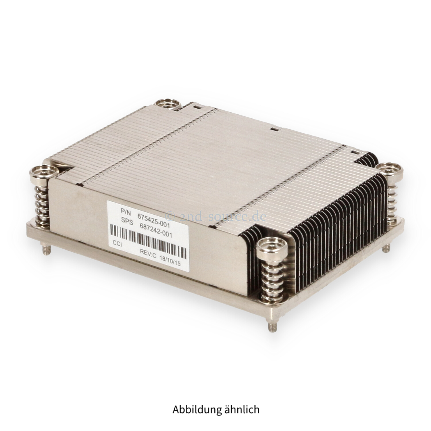 HPE Heatsink DL320e G8 DL20 G9 G10 G10+ 687242-001