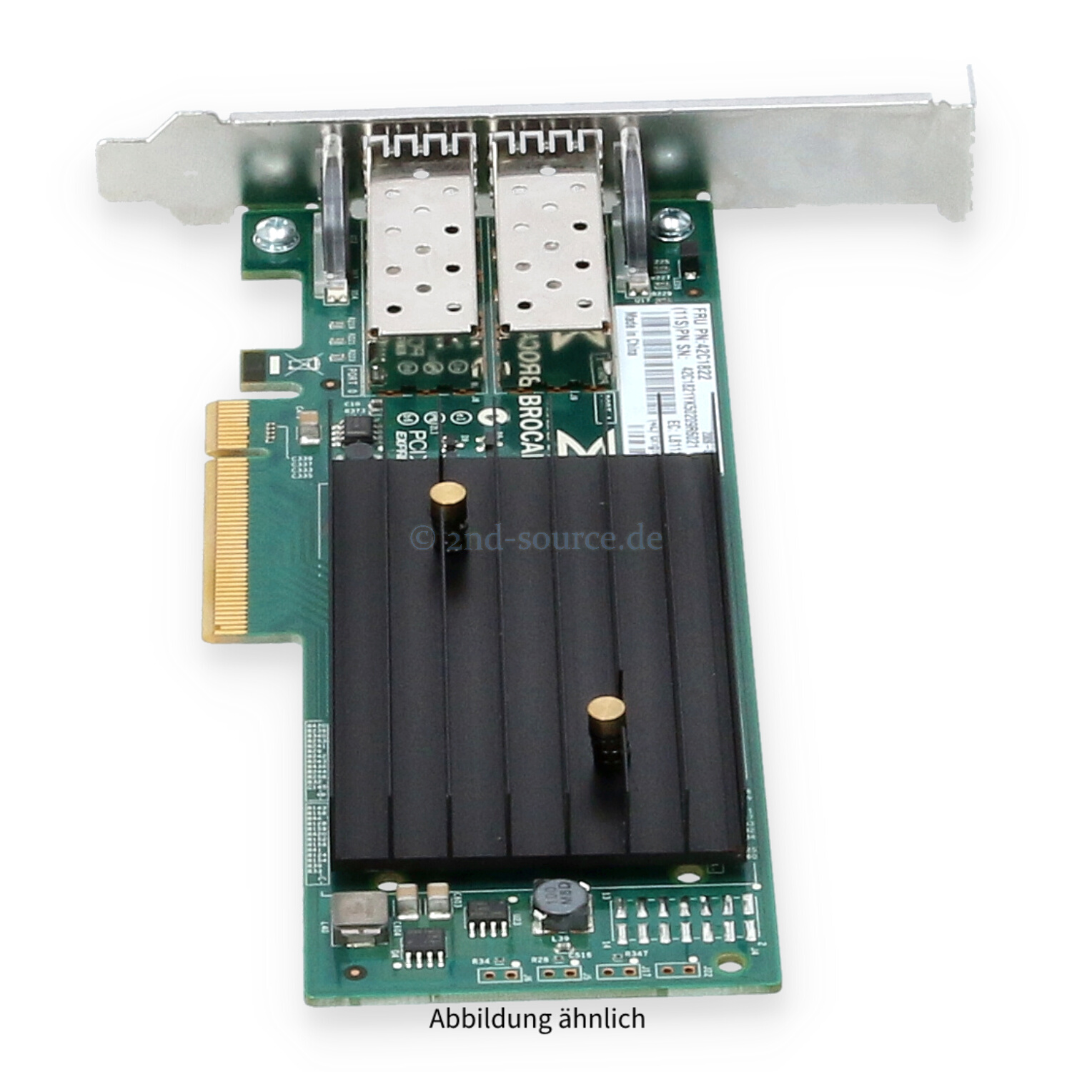 IBM Brocade 1020 2x10GBase SFP+ PCIe Server Ethernet Adapter High Profile 42C1822 42C1821