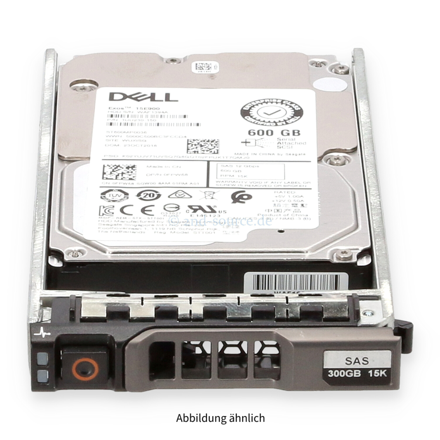 Dell 600GB 15k SAS 12G SFF HotPlug HDD FPW68 0FPW68