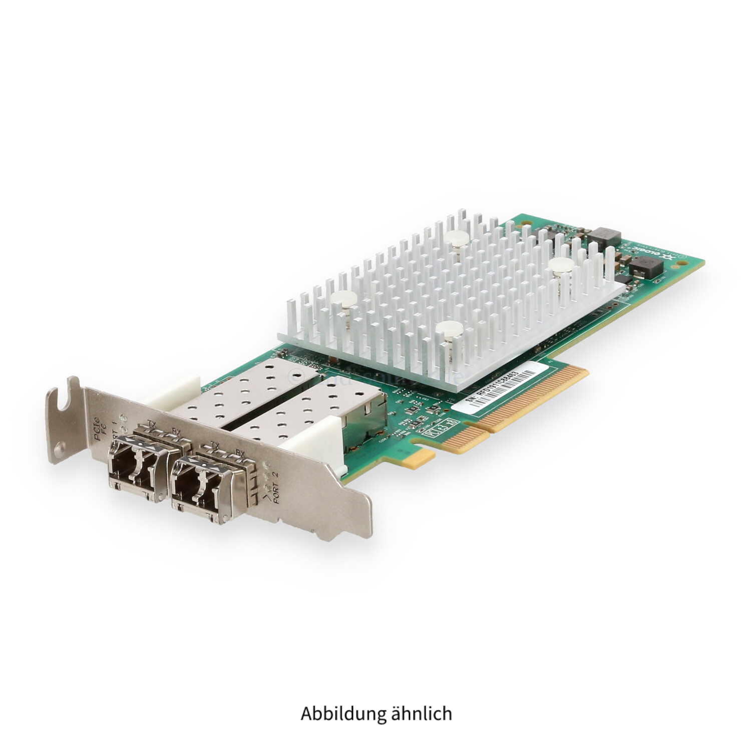 Lenovo QLogic QLE2692 2x 16GB SFP+ Fibre Channel PCIe HBA Low Profile 01KR586