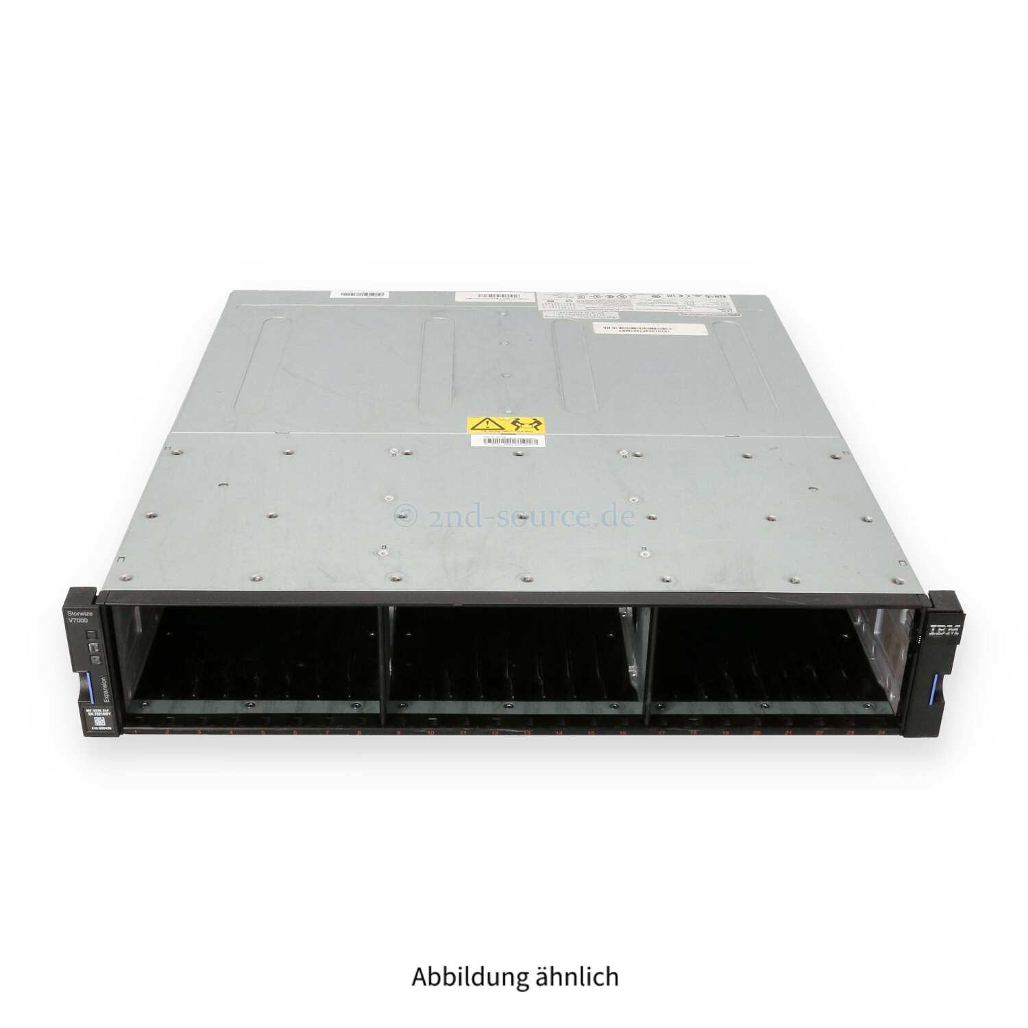 IBM V7000 G2 24xSFF Expansion Enclosure Chassis 2076-24F 64P8447