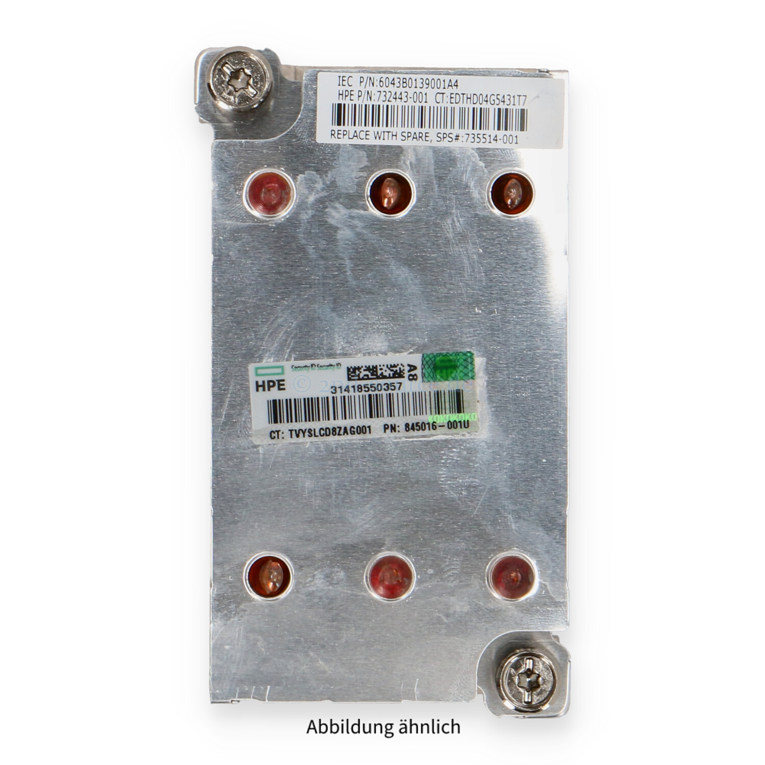 HPE Heatsink ScrewDown DL580 G8/G9 735514-001 HPE Heatsink ScrewDown DL580 G8/G9 735514-001