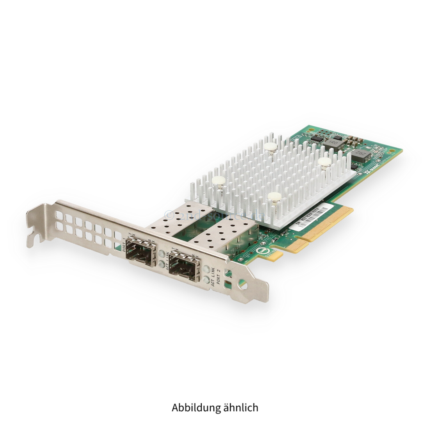 Dell Qlogic QL41112 2x SFP+ 10GbE PCIe x8 Server Ethernet Adapter High Profile 5252W 05252W