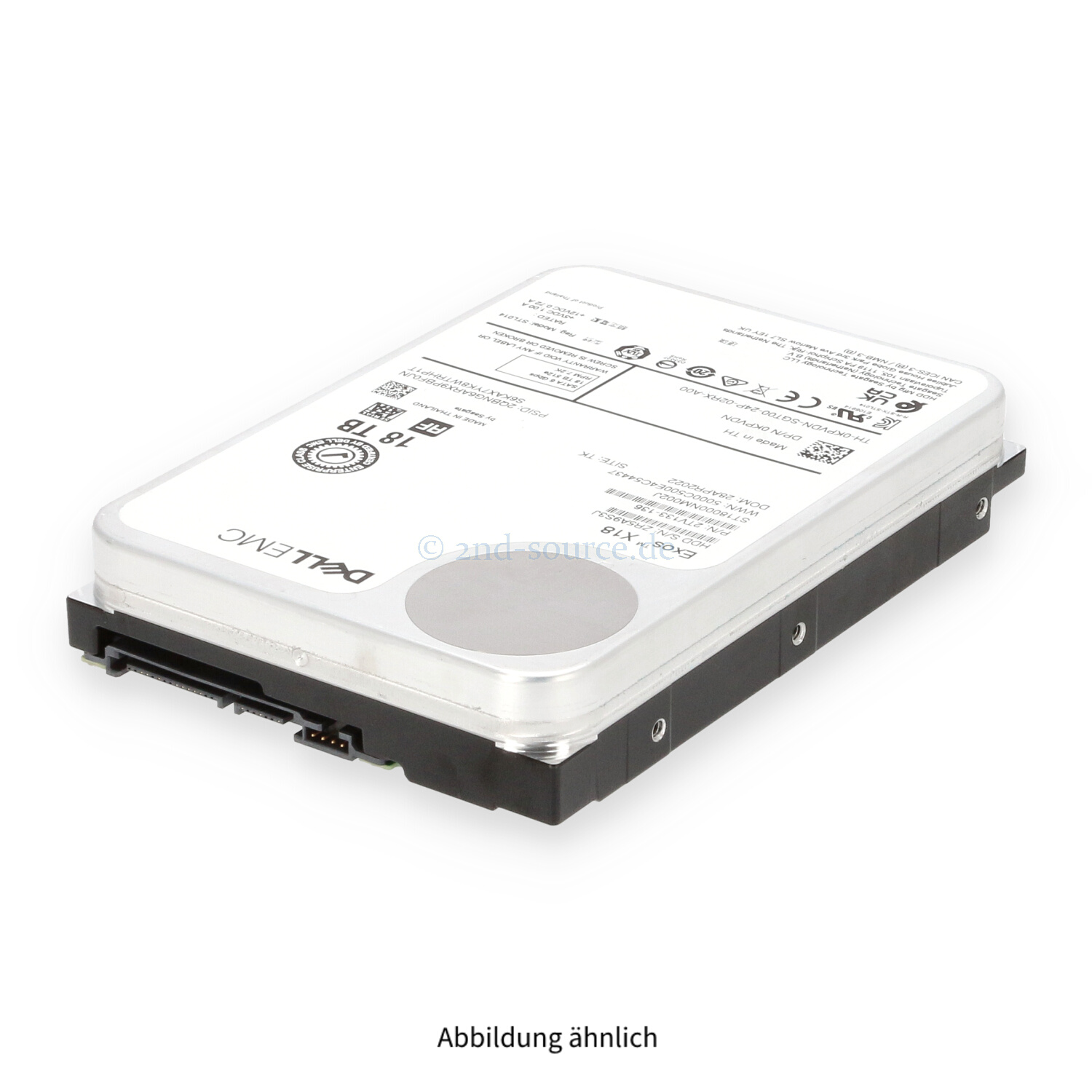 Dell 18TB 7.2K SATA 6G LFF HDD KPVDN 0KPVDN